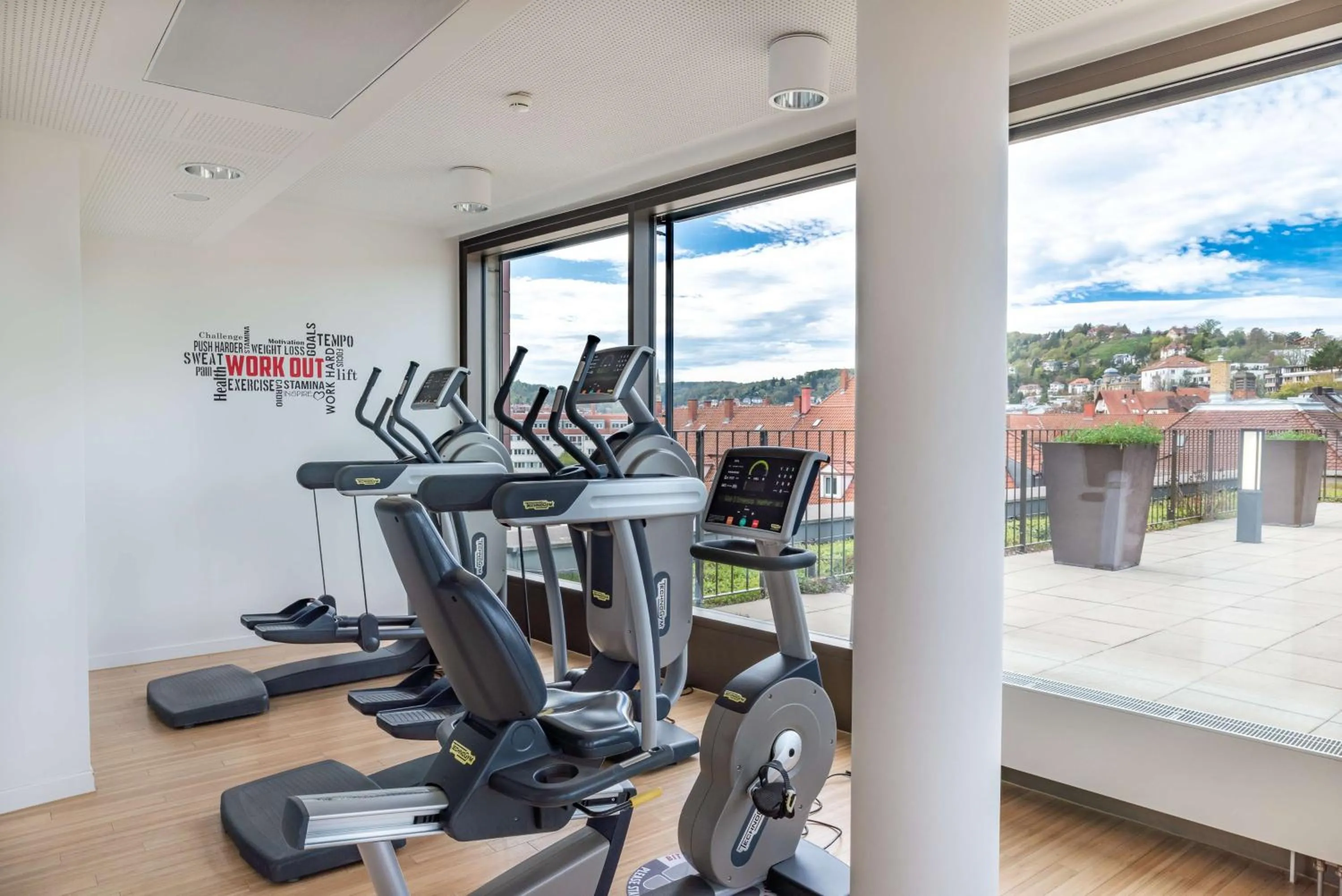 Fitness centre/facilities in Park Inn by Radisson Stuttgart