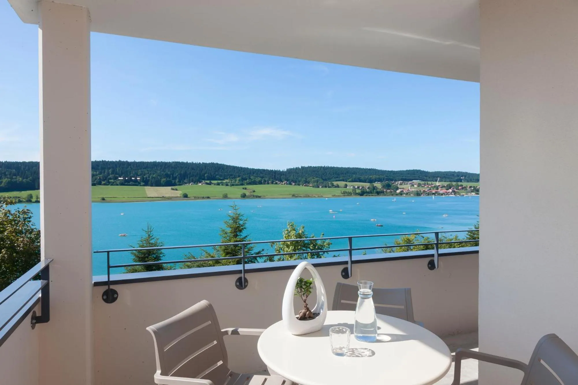 Balcony/Terrace in Hotel Spa Les Rives Sauvages