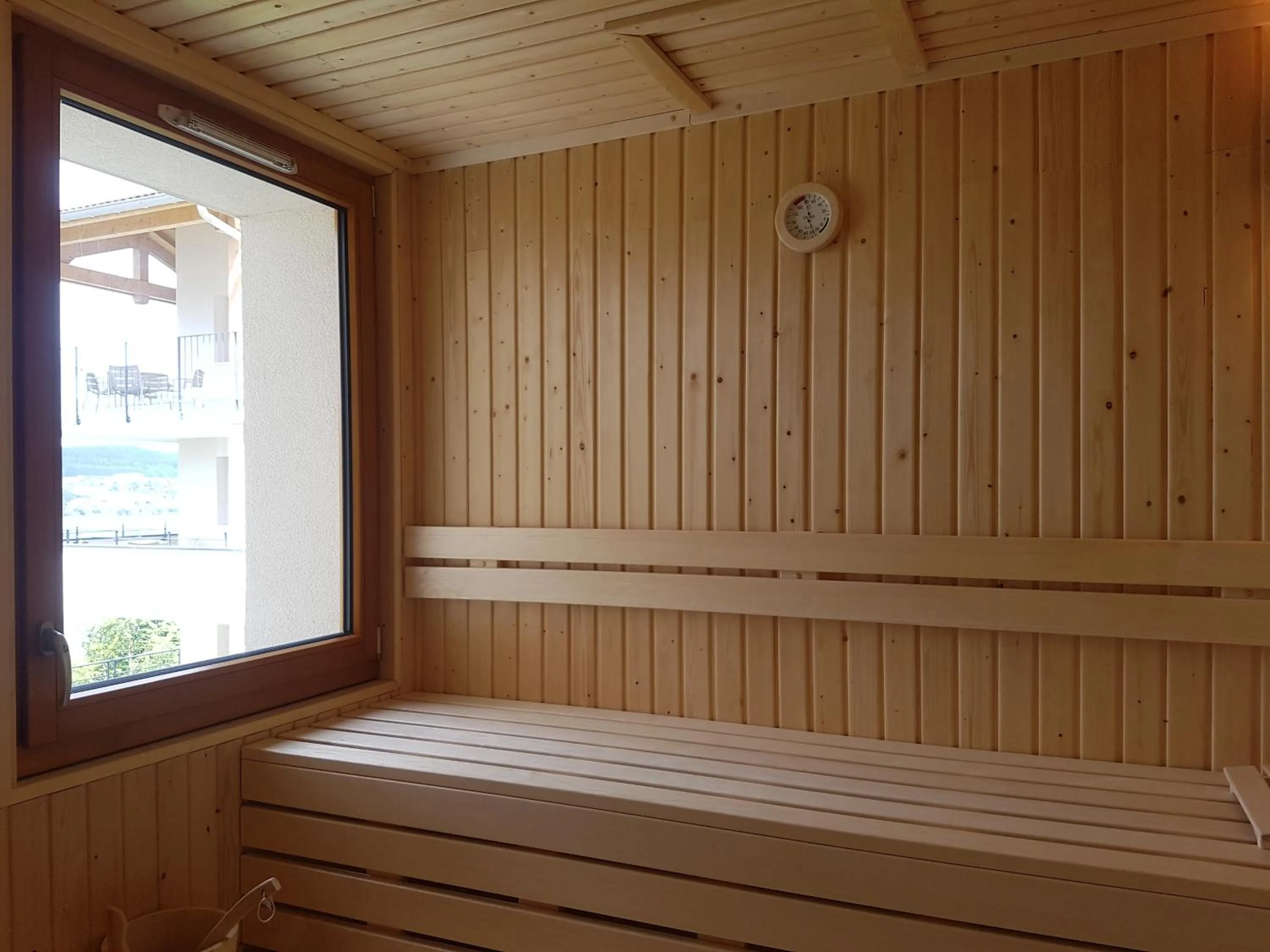 Sauna in Hotel Spa Les Rives Sauvages