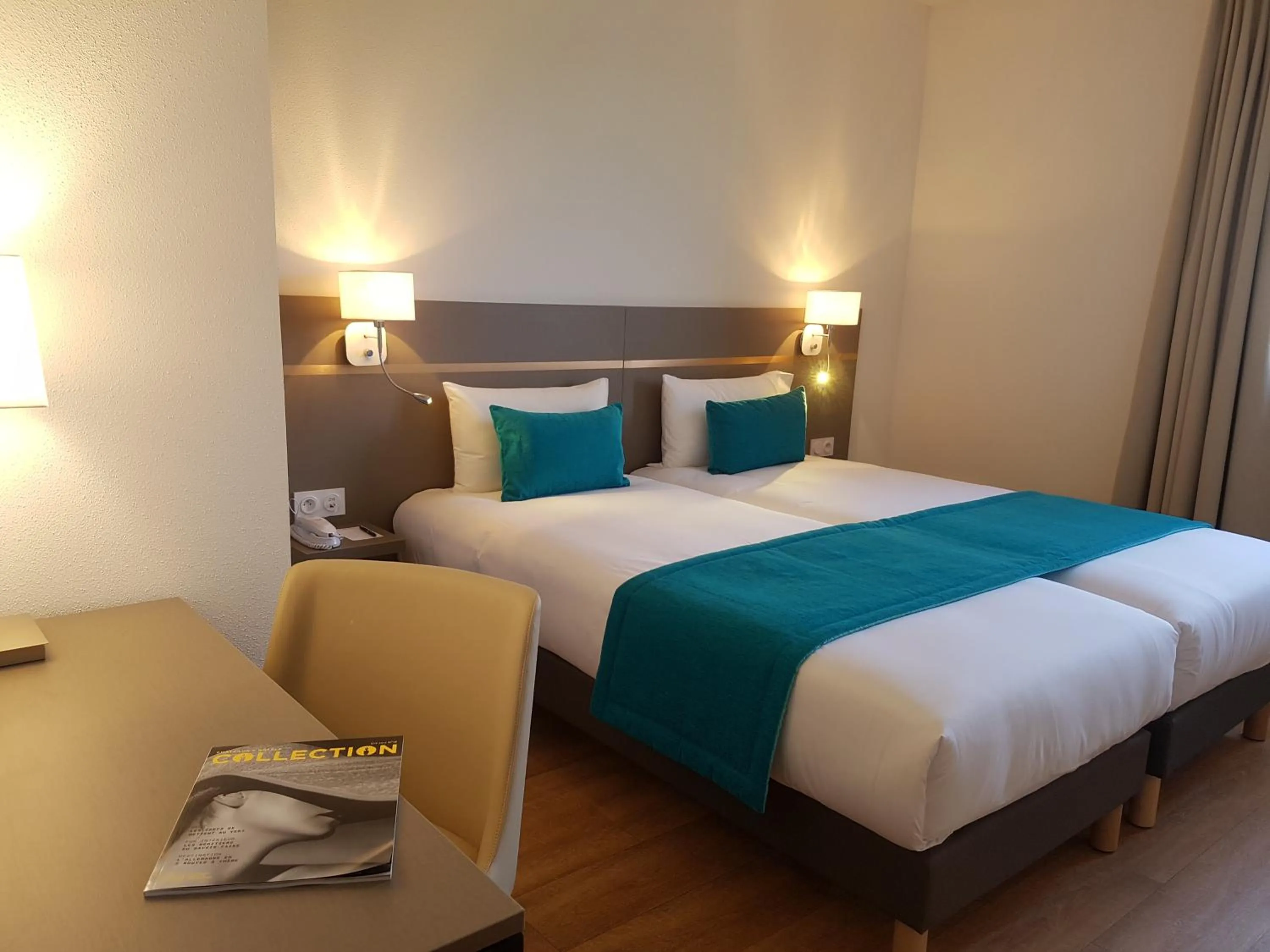 Bed in Hotel Spa Les Rives Sauvages