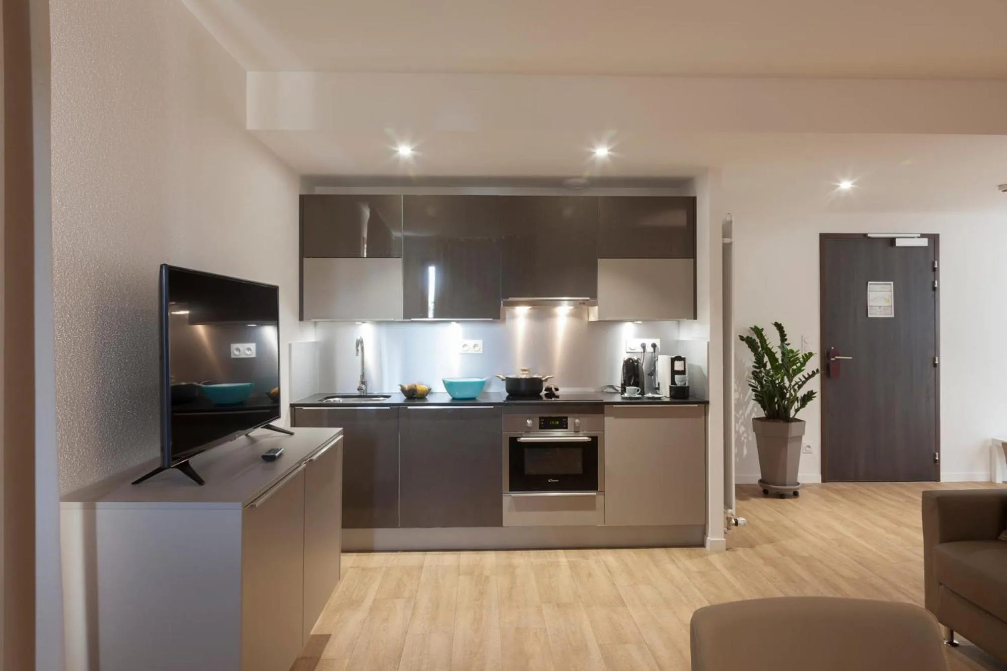 TV and multimedia in Hotel Spa Les Rives Sauvages