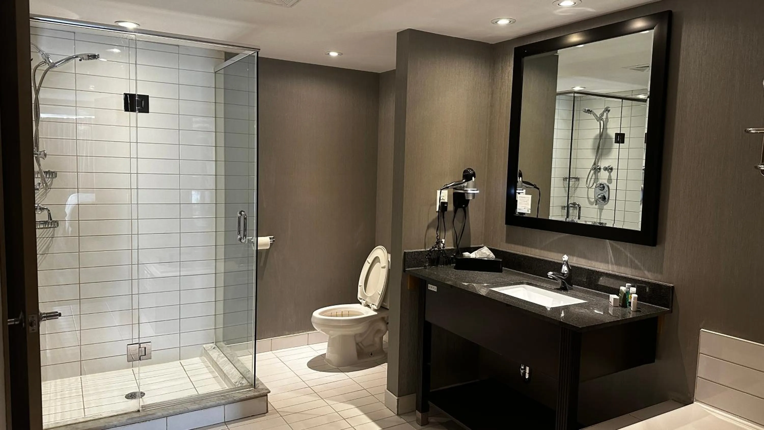 Shower in Ramada Plaza by Wyndham Niagara Falls