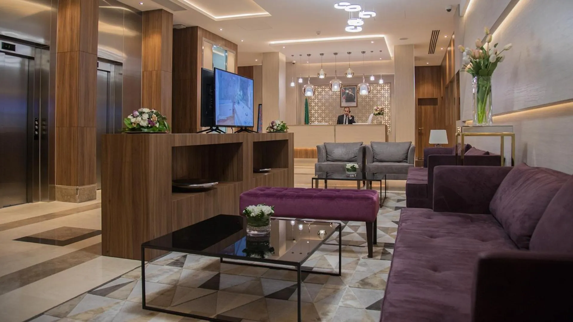 Lobby or reception in Lamaraz Hotels