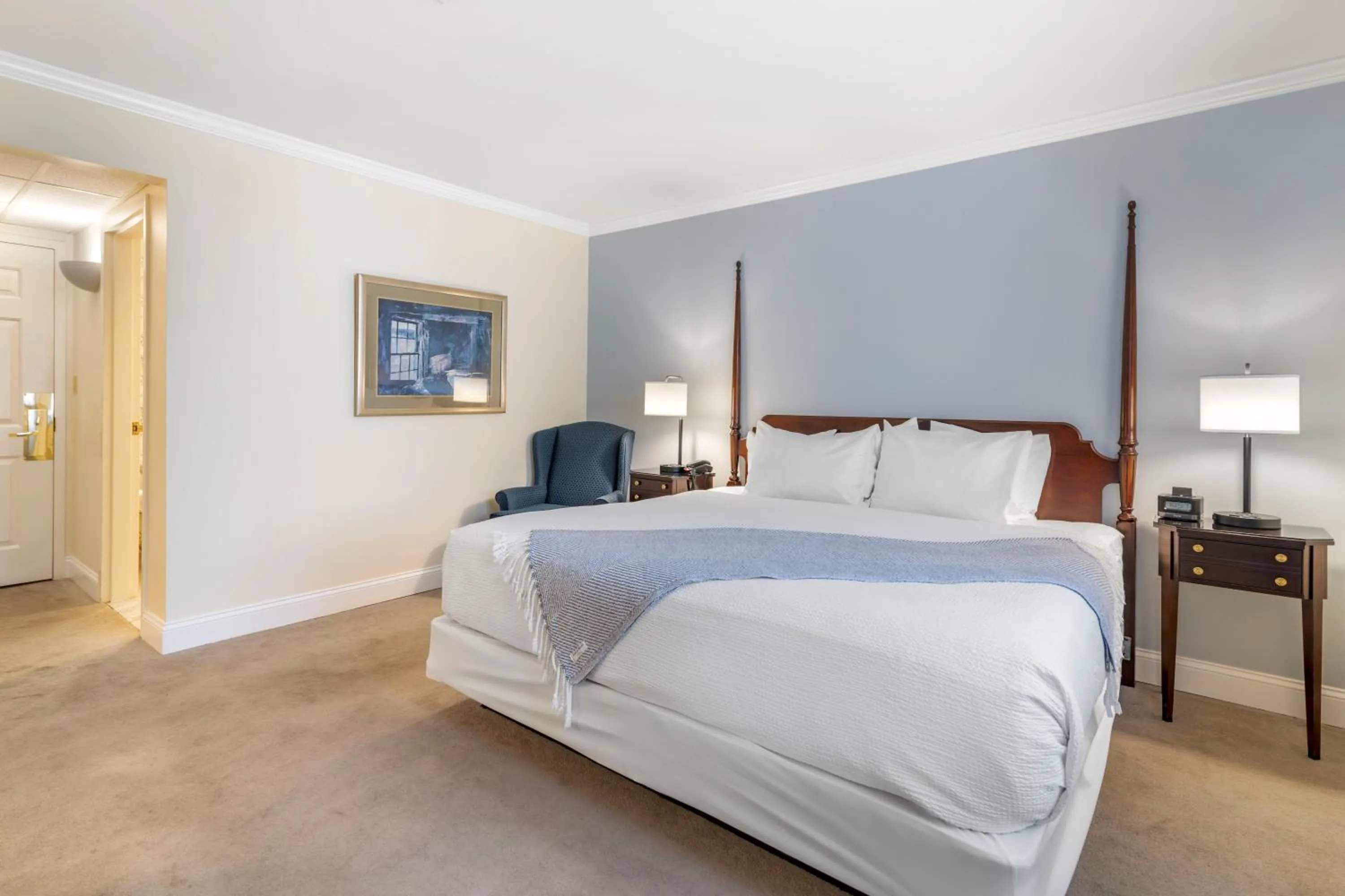 Bed in The Harraseeket Inn & Event House Freeport Downtown