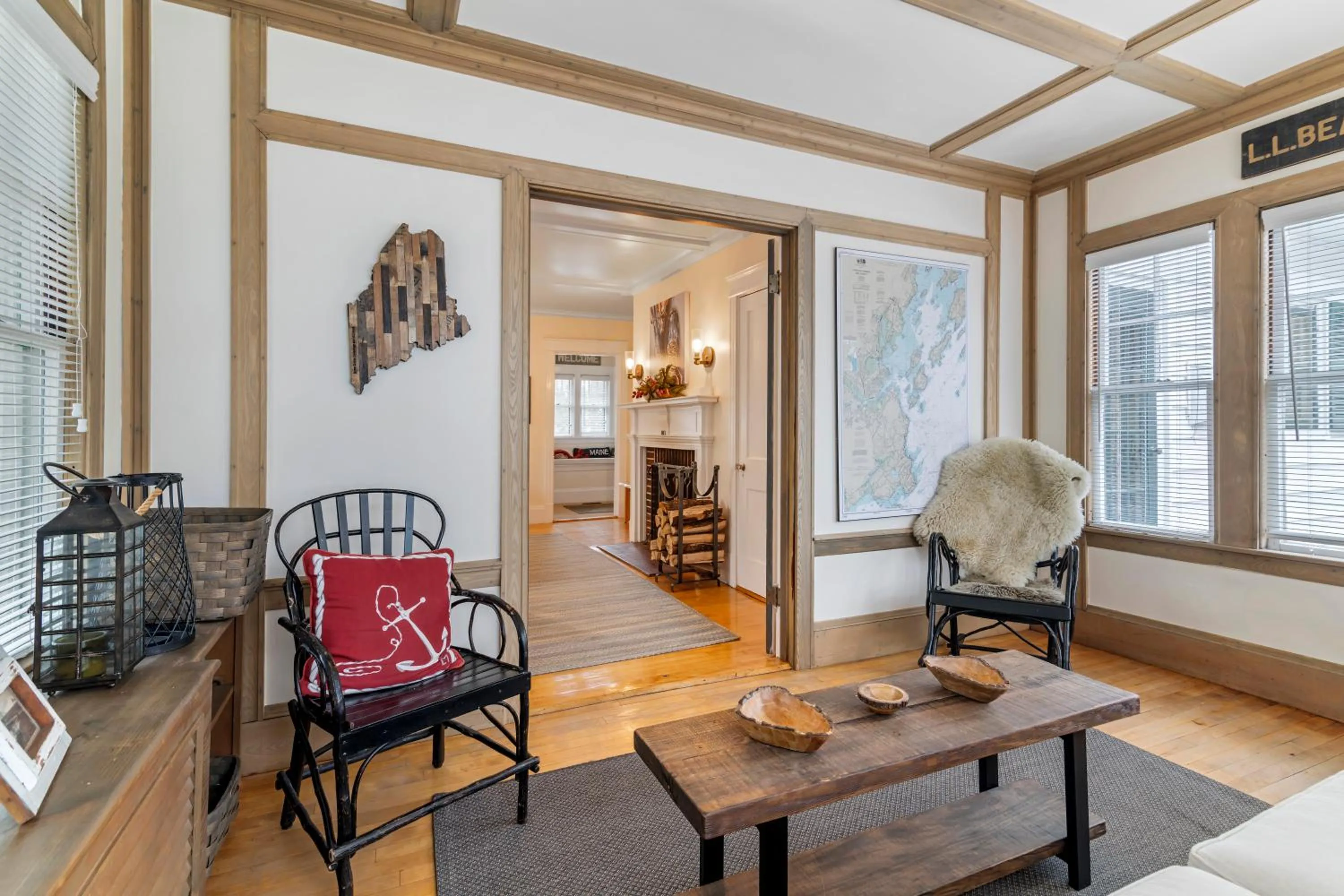 Living room in The Harraseeket Inn & Event House Freeport Downtown
