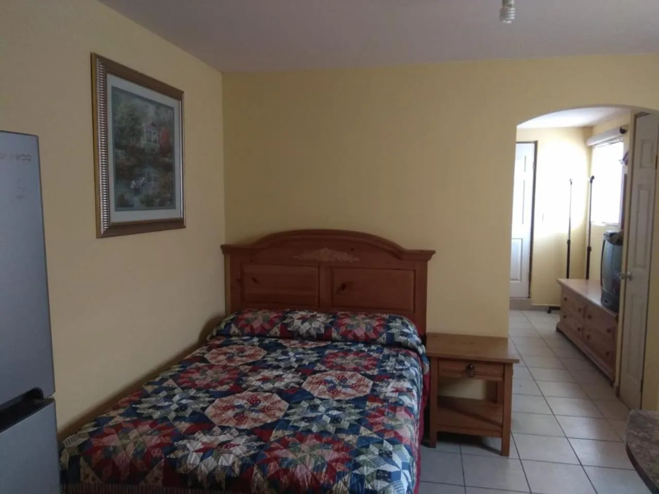 Bed in El Ejecutivo Aparthotel