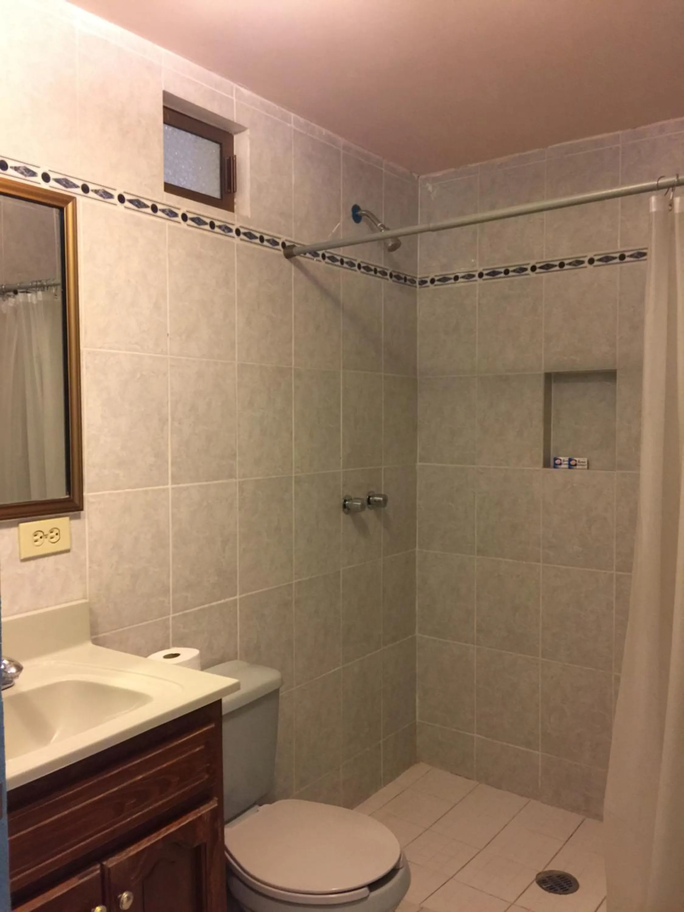 Shower in El Ejecutivo Aparthotel