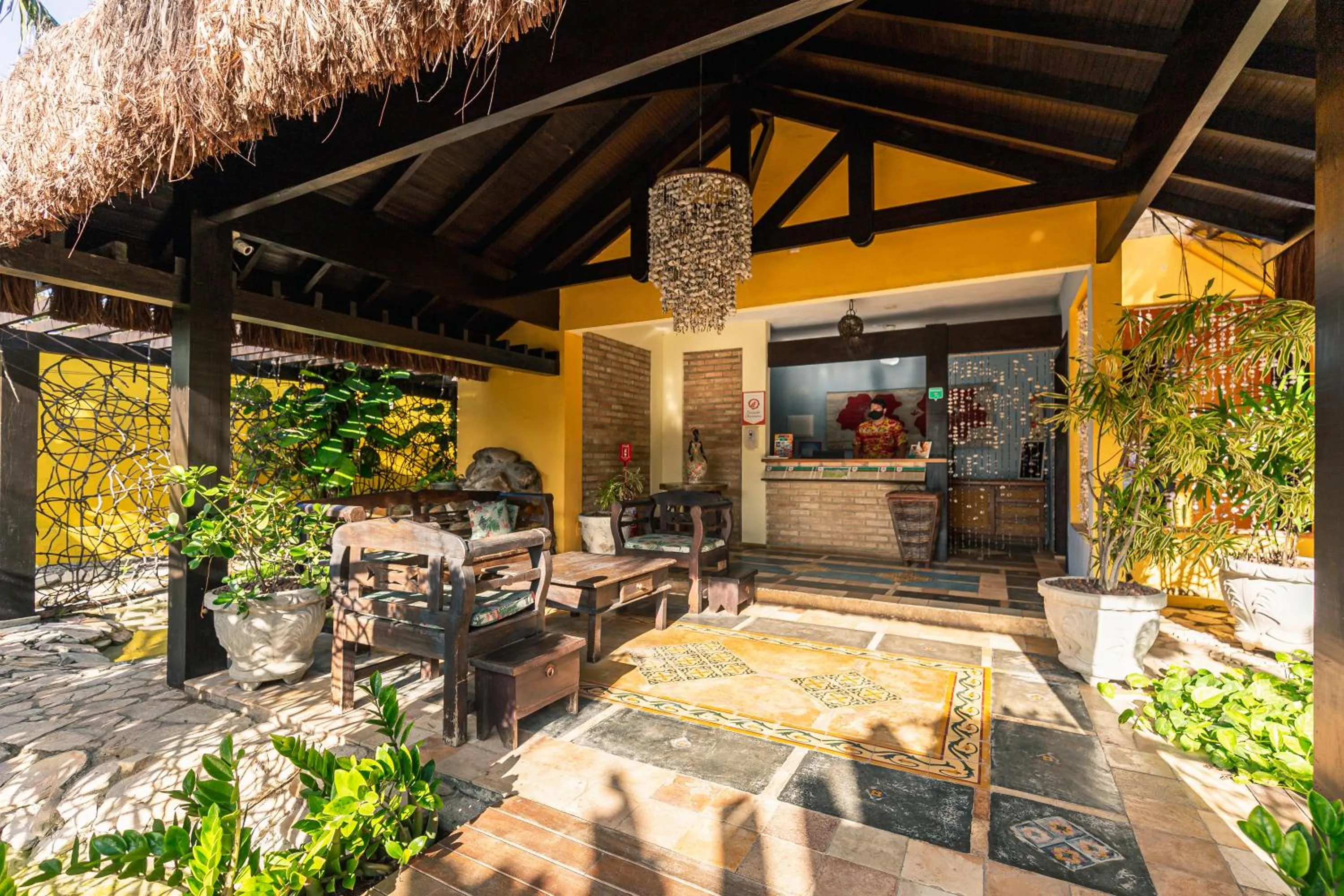 Lobby or reception in Anauí Pousada