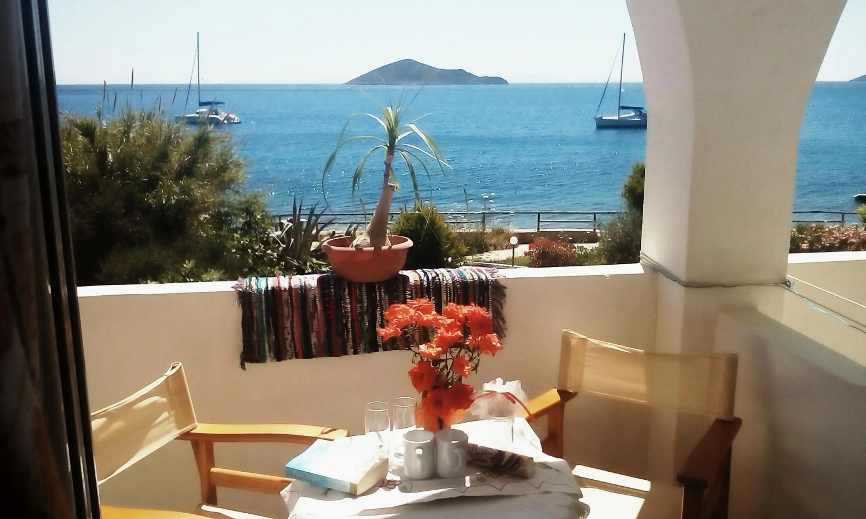 Balcony/Terrace in Paradisso Studios