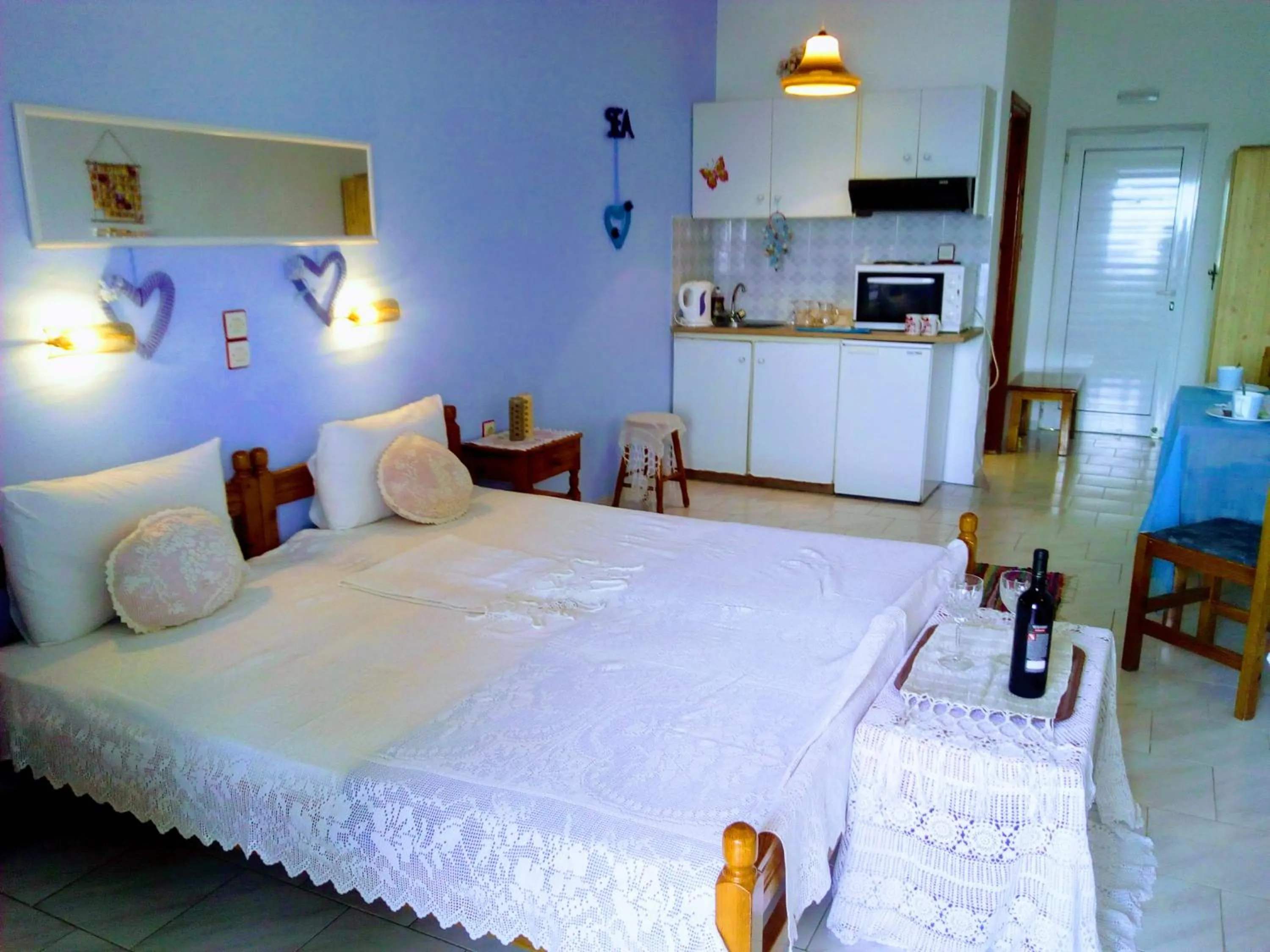 Bed in Paradisso Studios