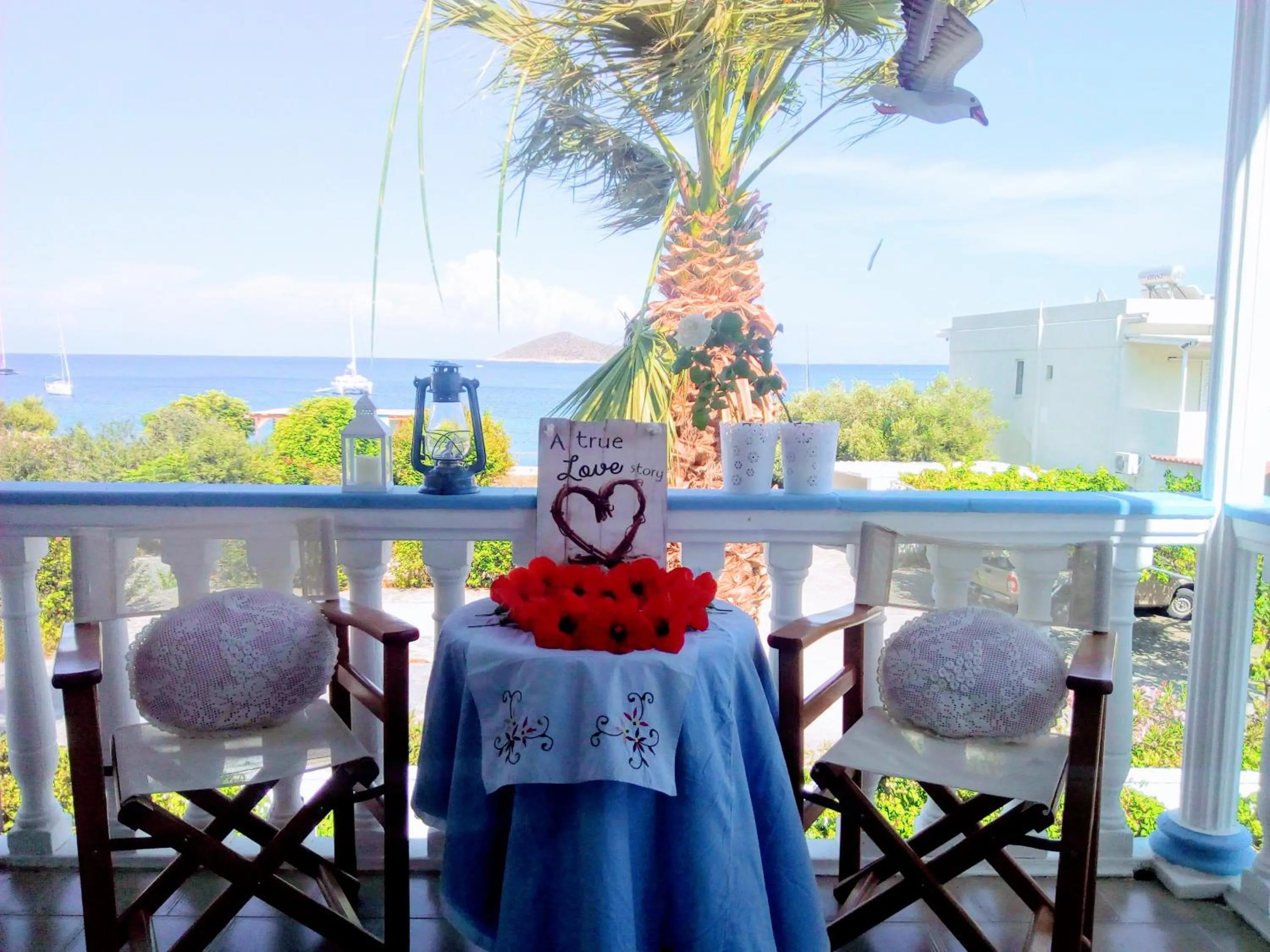 Balcony/Terrace in Paradisso Studios