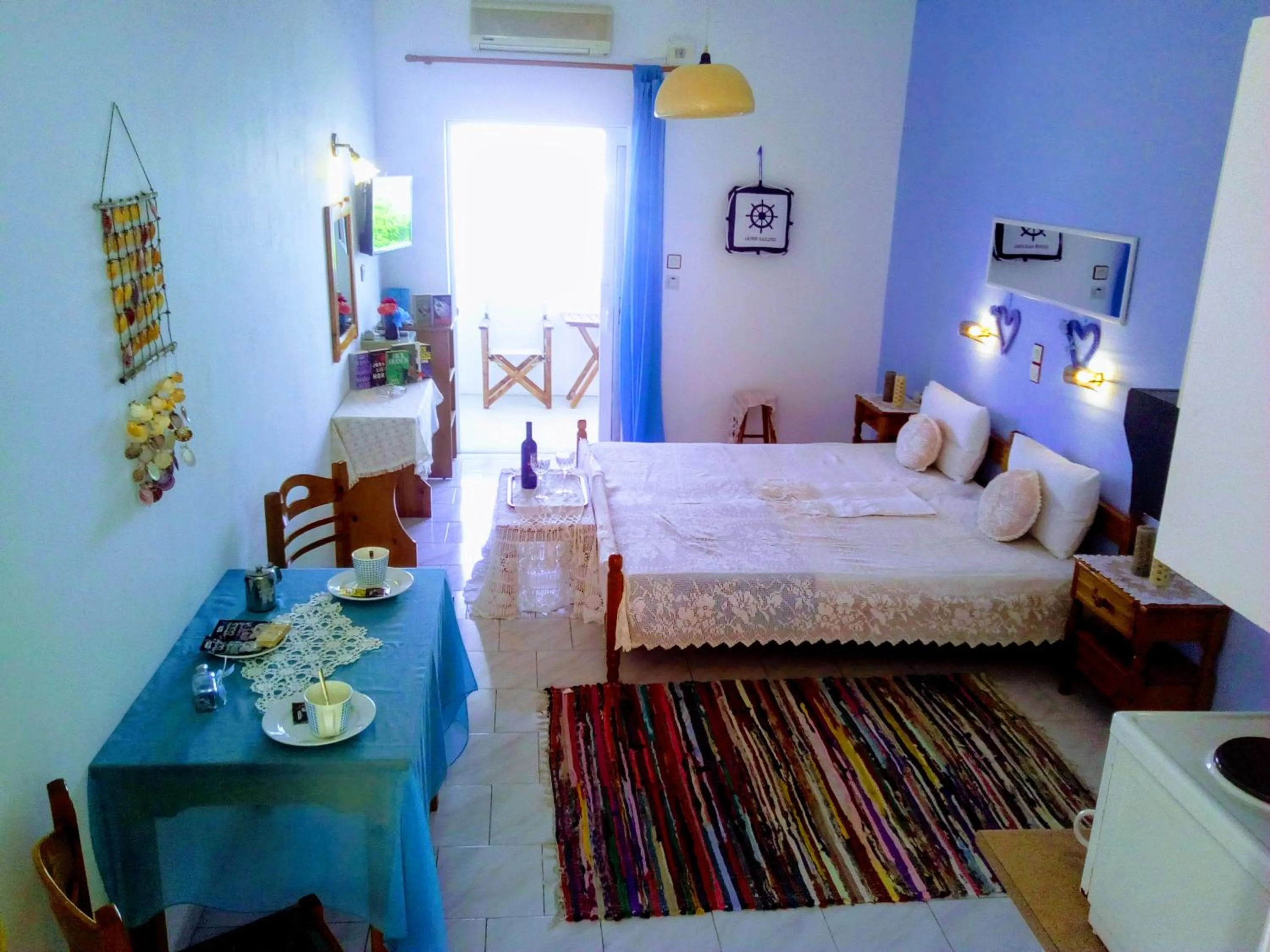 Bedroom, Bed in Paradisso Studios