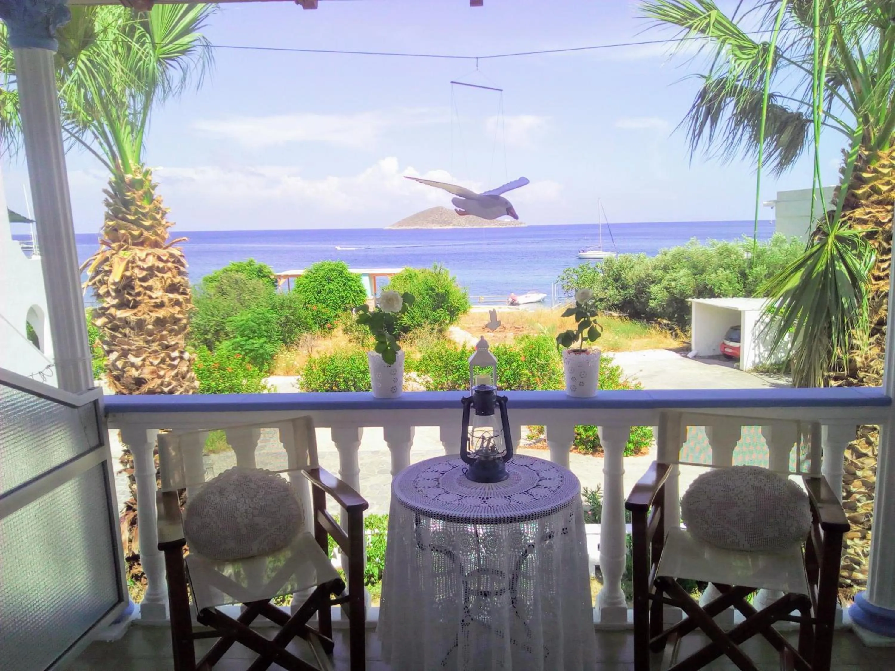 Balcony/Terrace in Paradisso Studios
