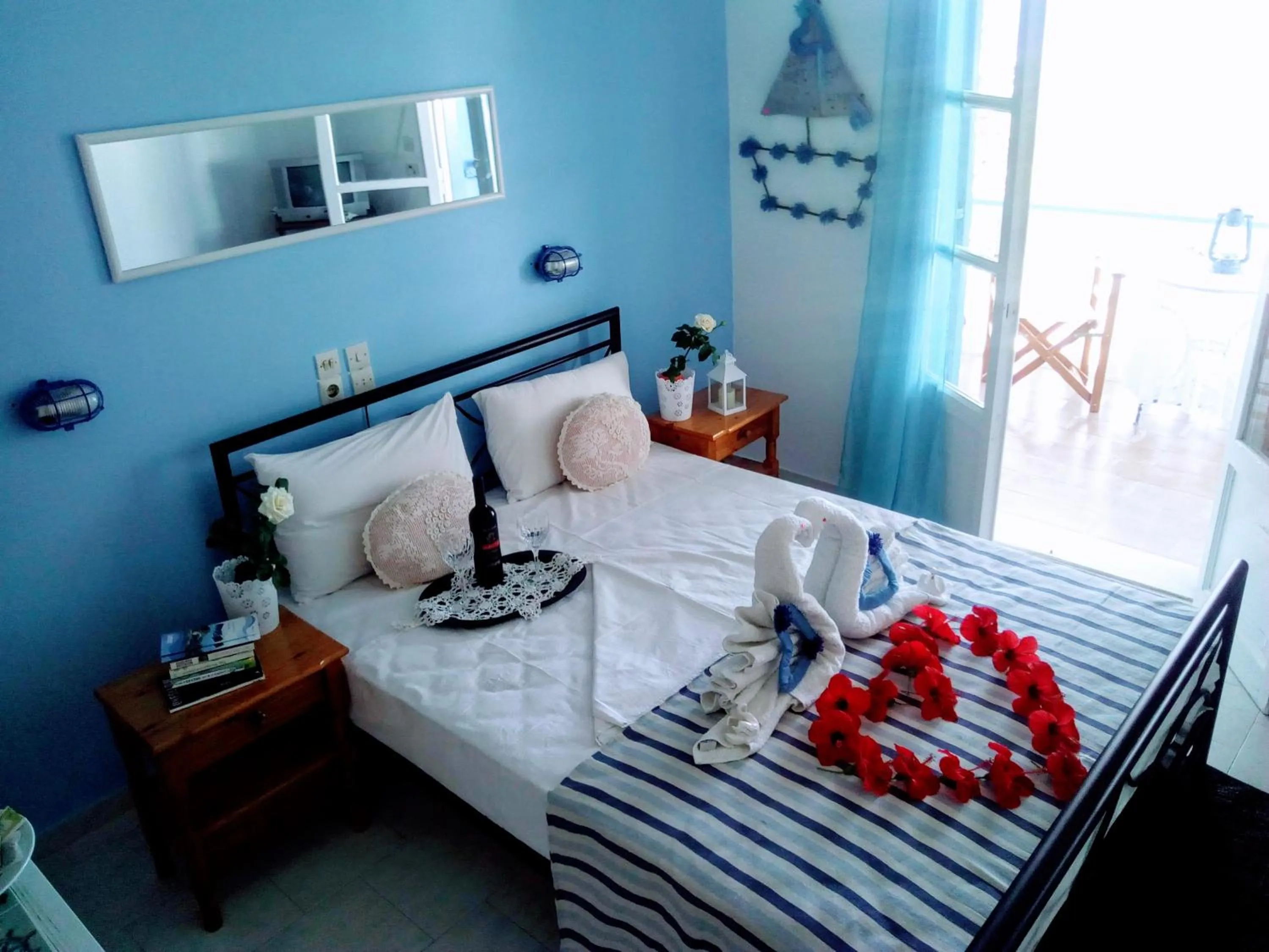 Bed in Paradisso Studios