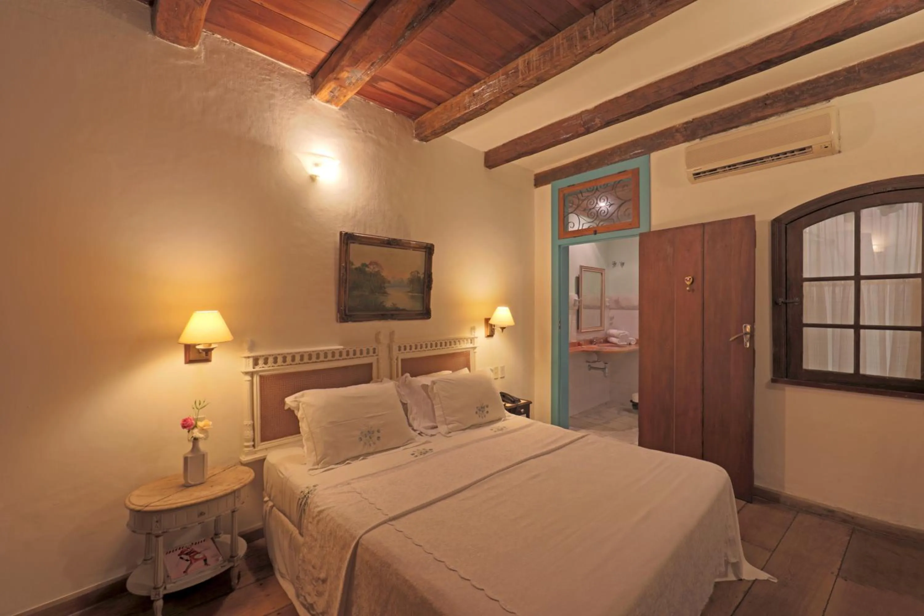 Bed in Pousada do Amparo