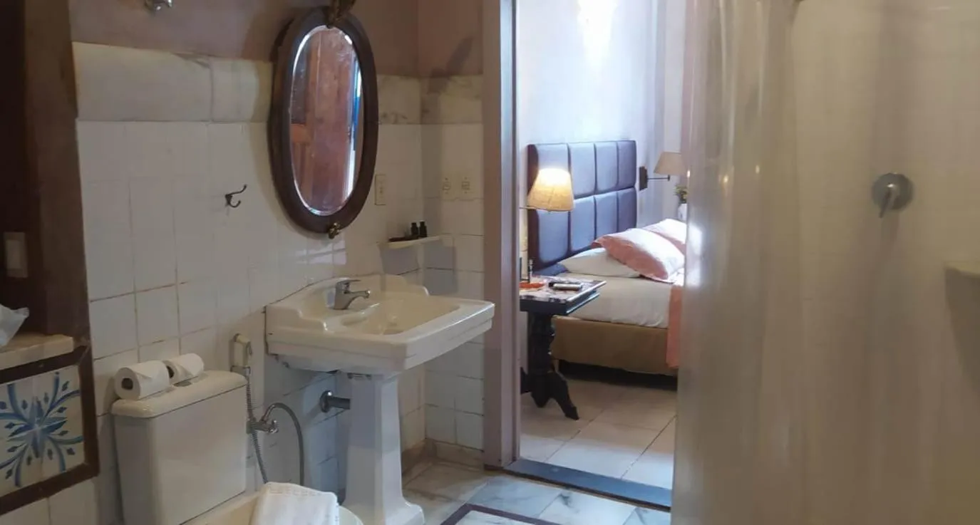 Bed in Pousada do Amparo