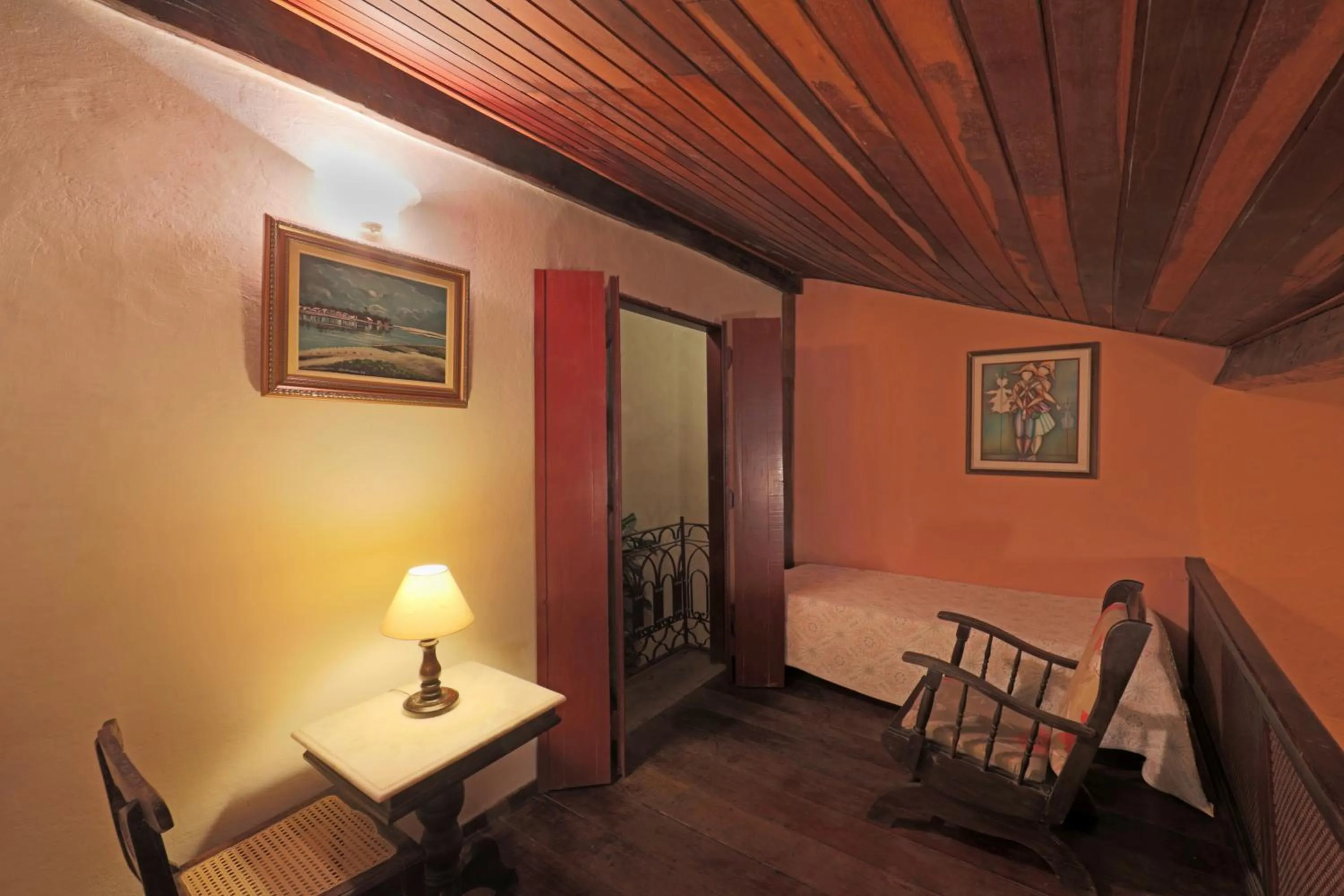 Bed in Pousada do Amparo