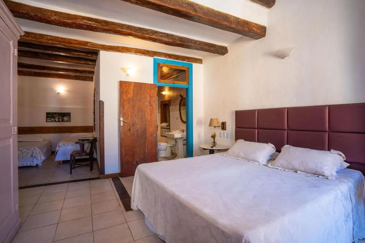 Bed in Pousada do Amparo