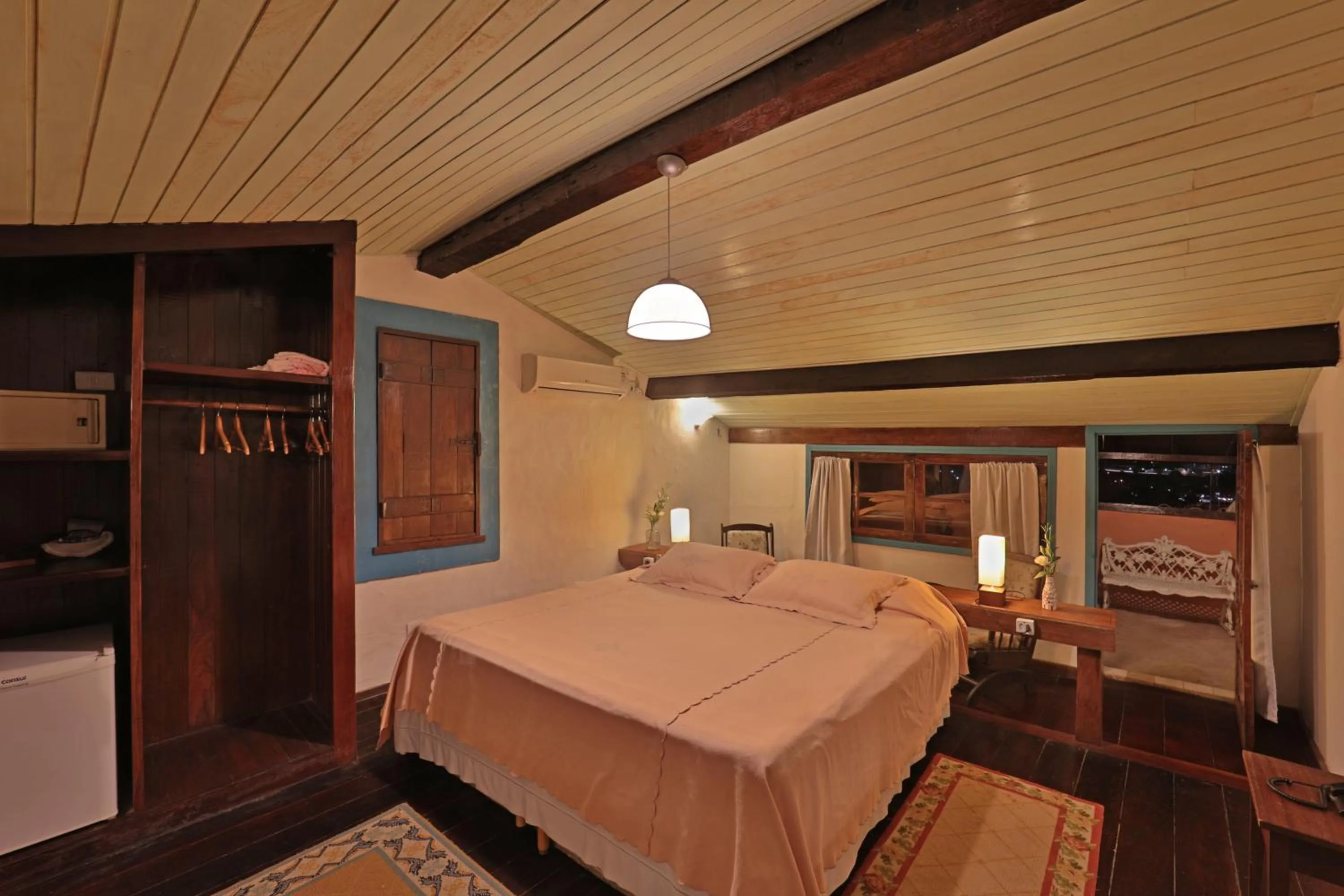 Bed in Pousada do Amparo