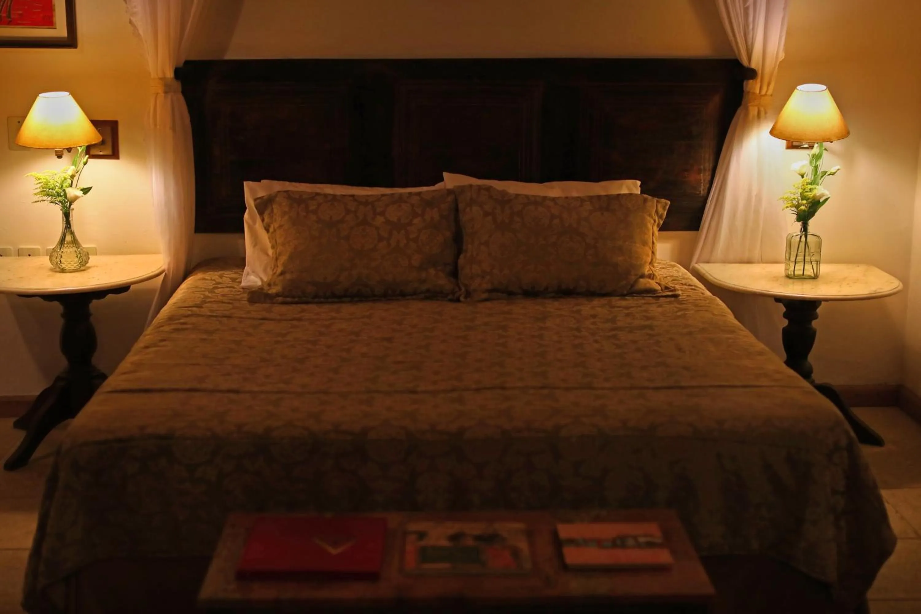 Bed in Pousada do Amparo