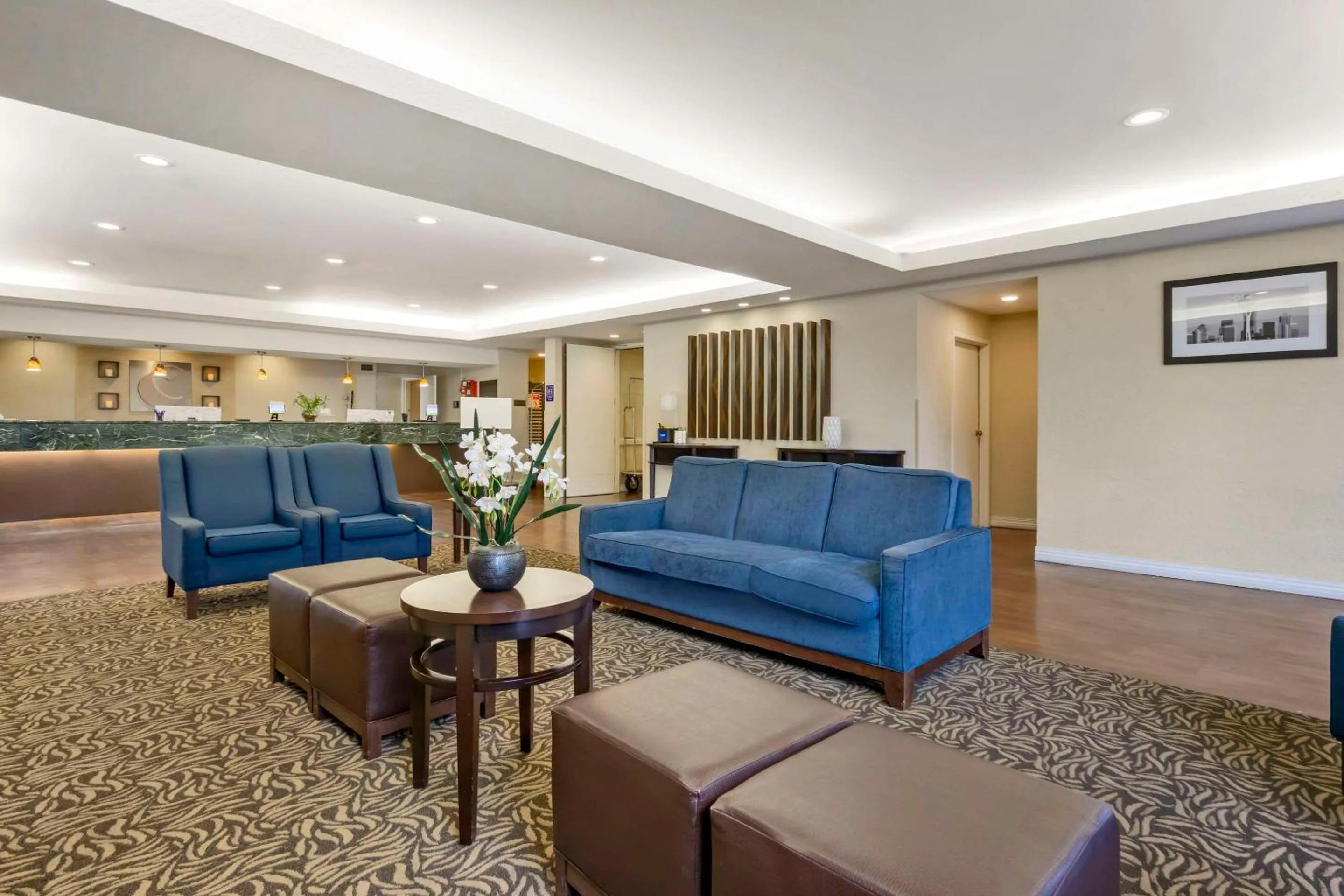 Lobby or reception in Comfort Inn & Suites Sea-Tac Airport