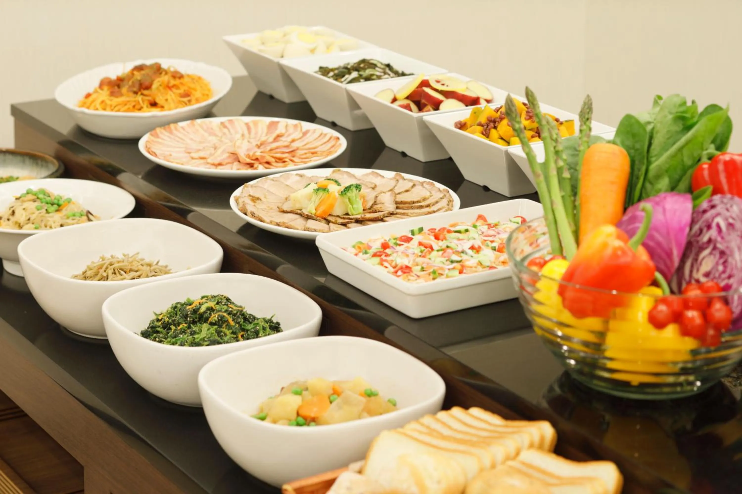 Buffet breakfast in HOTEL MYSTAYS Kanazawa Castle