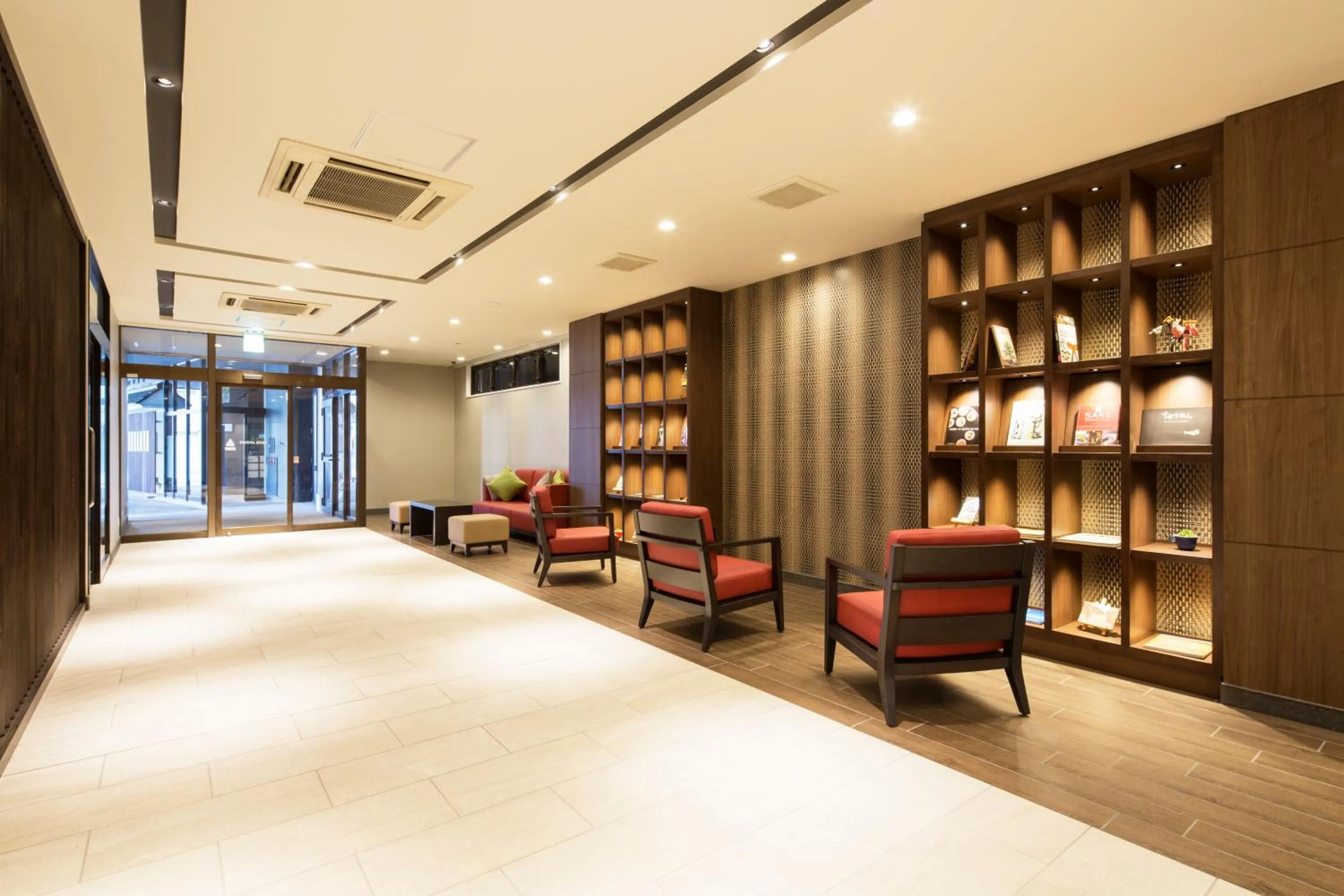 Lobby or reception in HOTEL MYSTAYS Kanazawa Castle