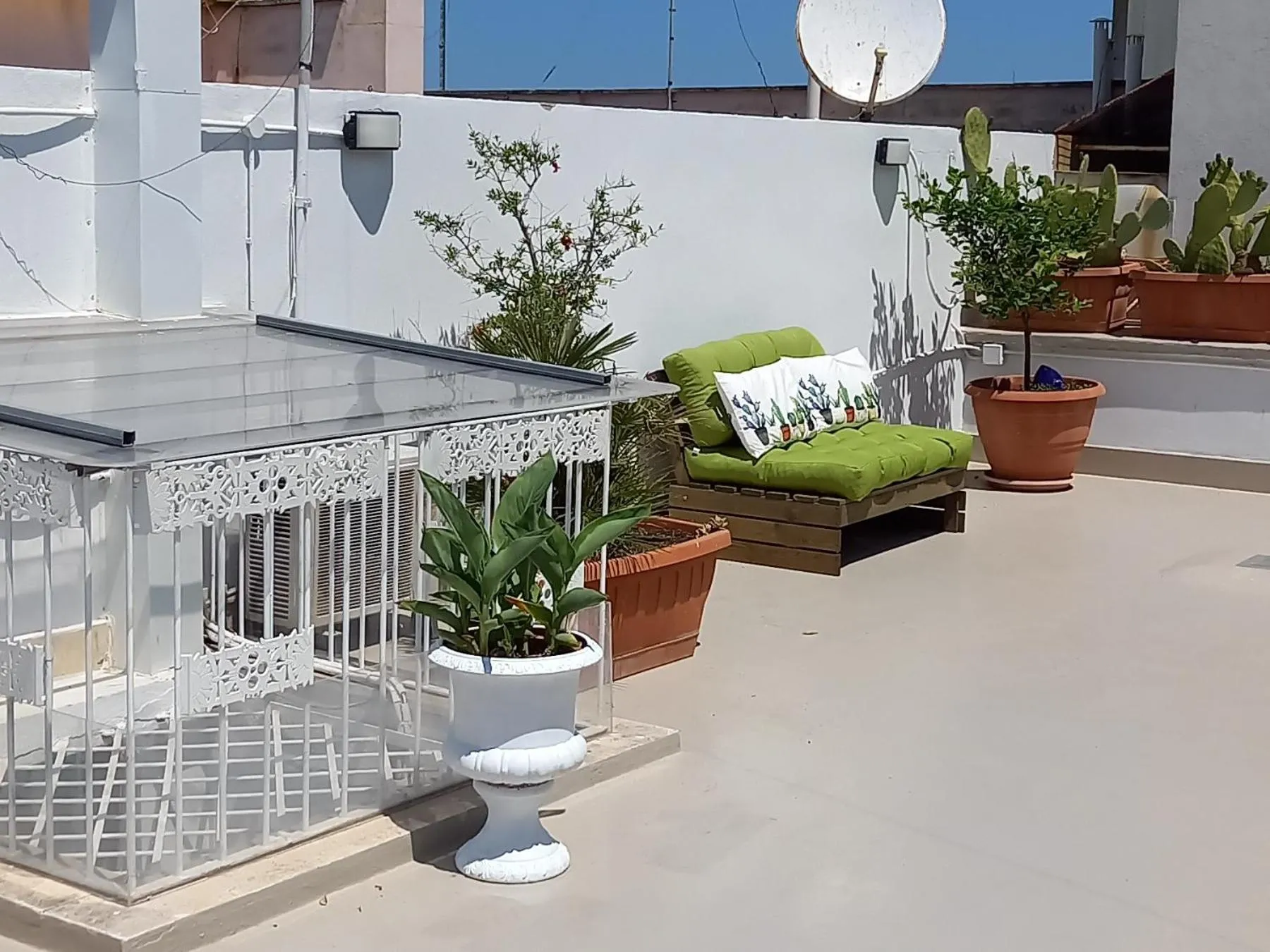 Balcony/Terrace in A DUE PASSI temporary apartment