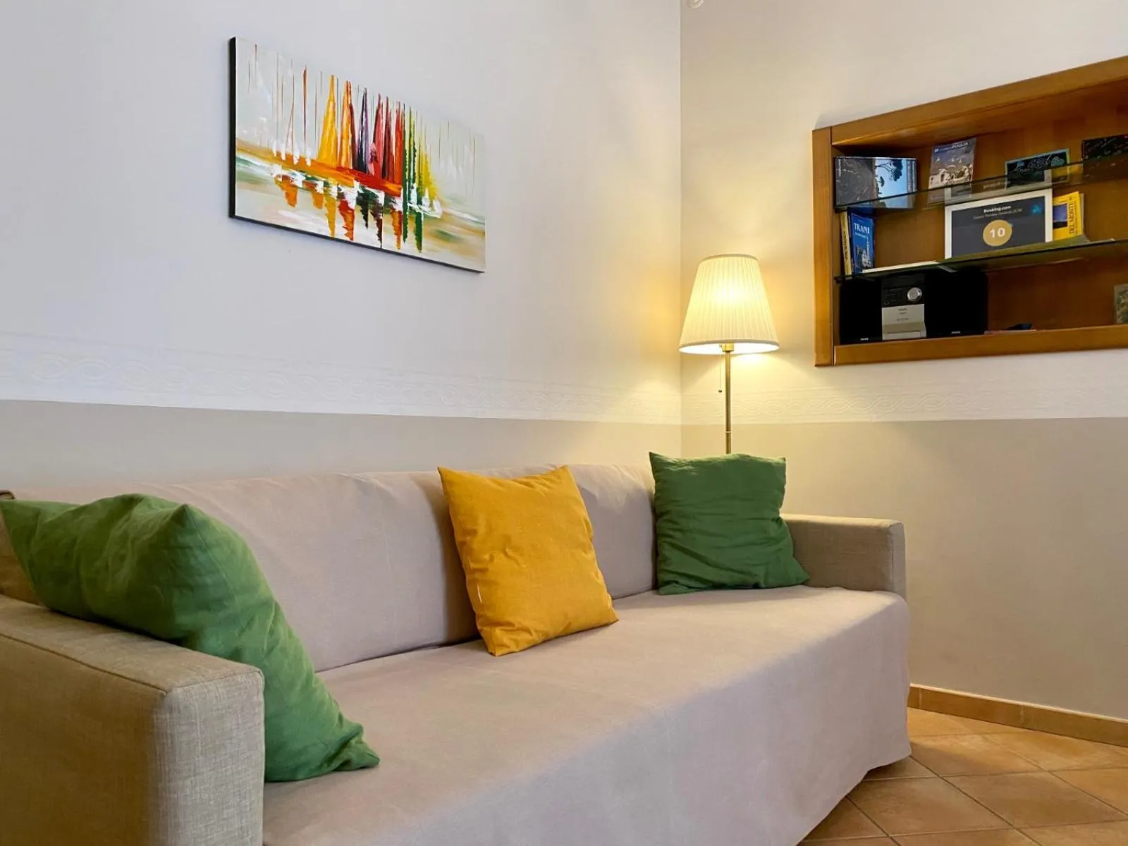 Living room in A DUE PASSI temporary apartment