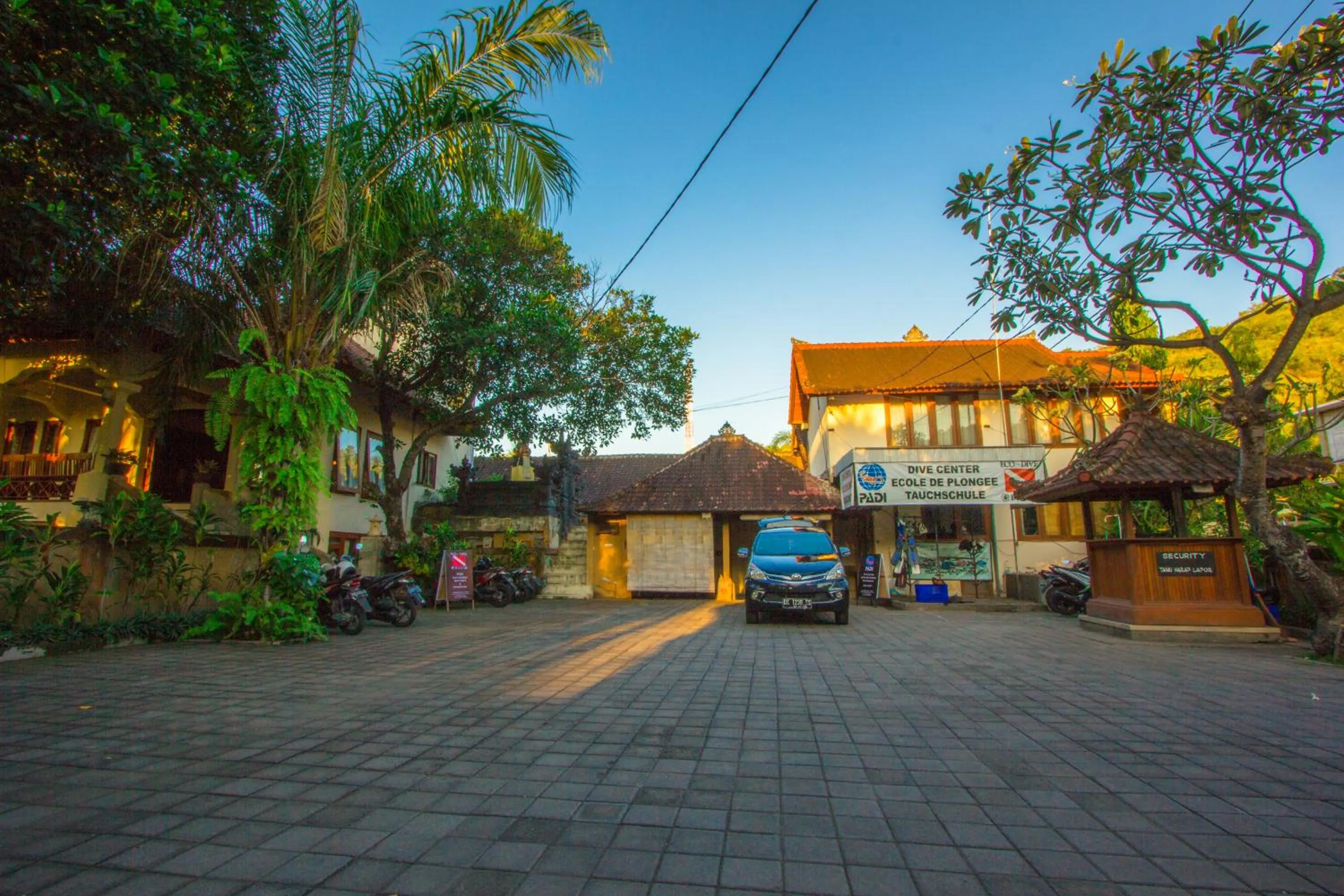 Facade/entrance in Arya Amed Beach Resort and Dive Center