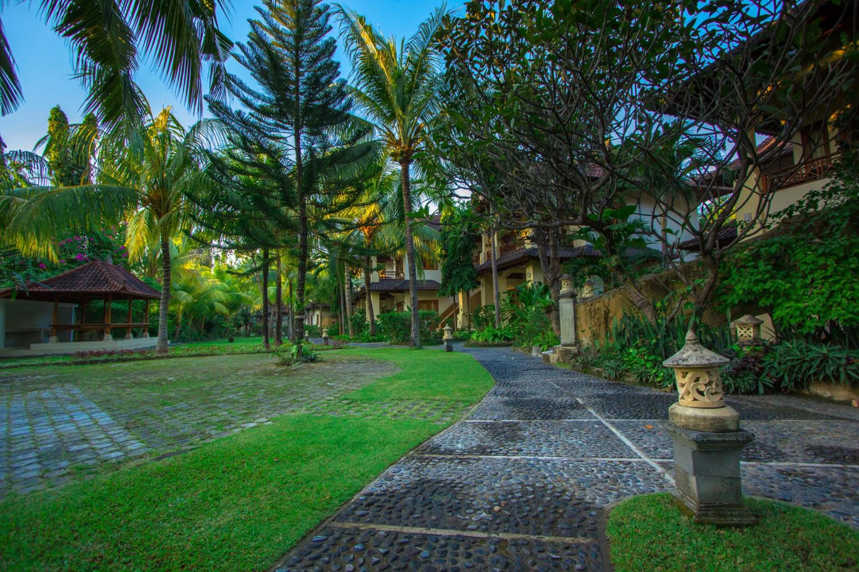 Facade/entrance in Arya Amed Beach Resort and Dive Center