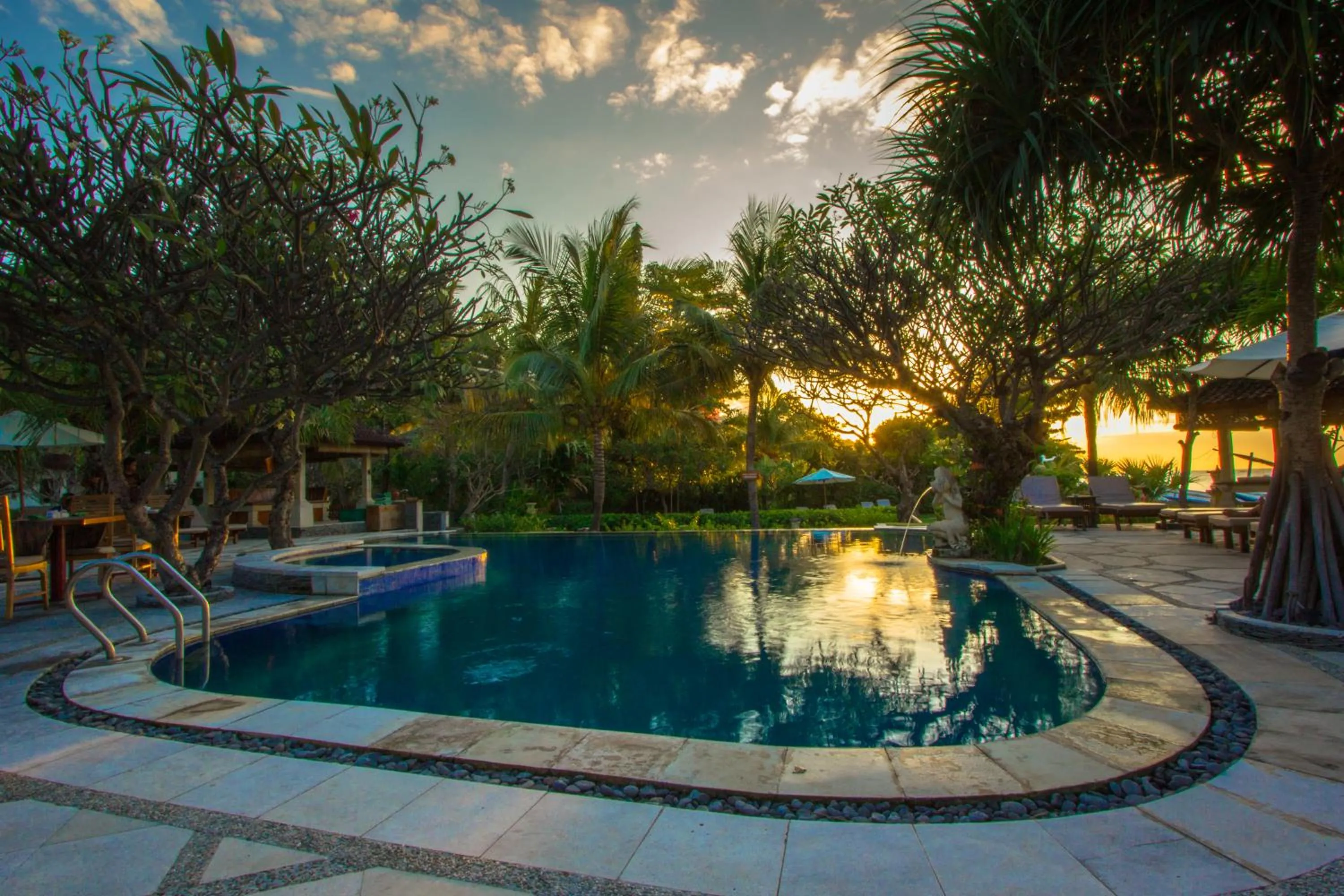 Winter in Arya Amed Beach Resort and Dive Center