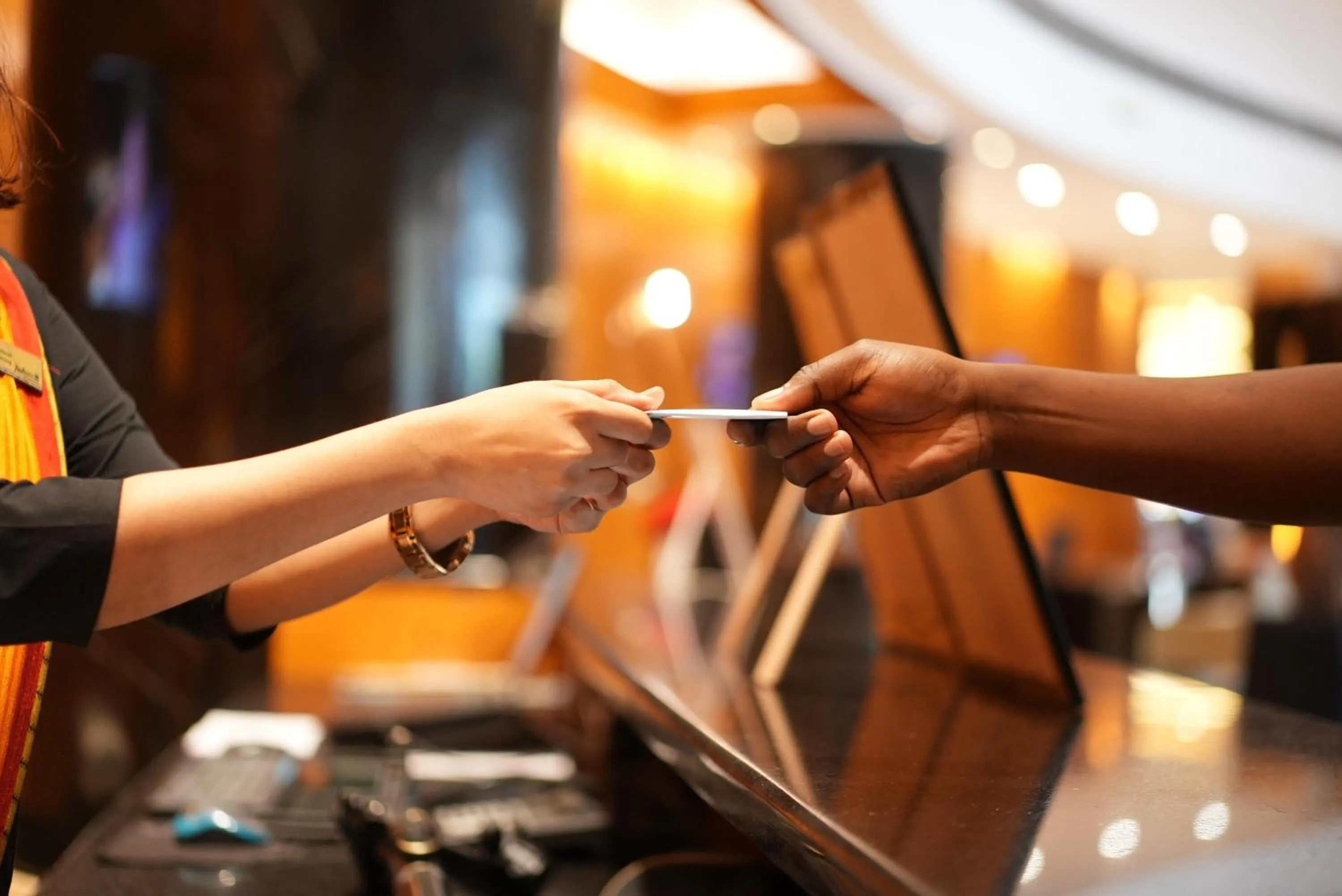 Lobby or reception in Radisson Blu Plaza Delhi Airport