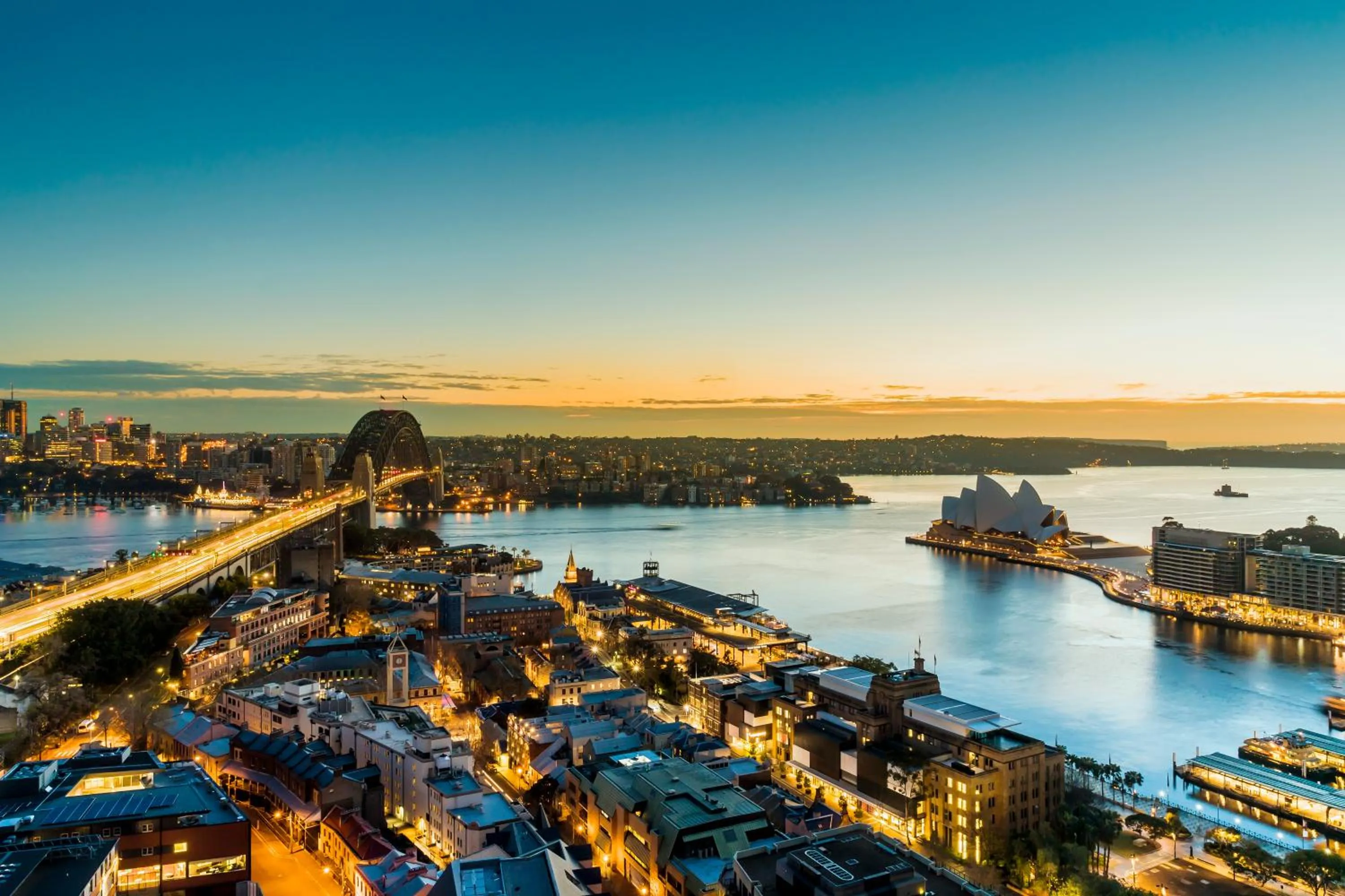 City view in The Sebel Quay West Suites Sydney