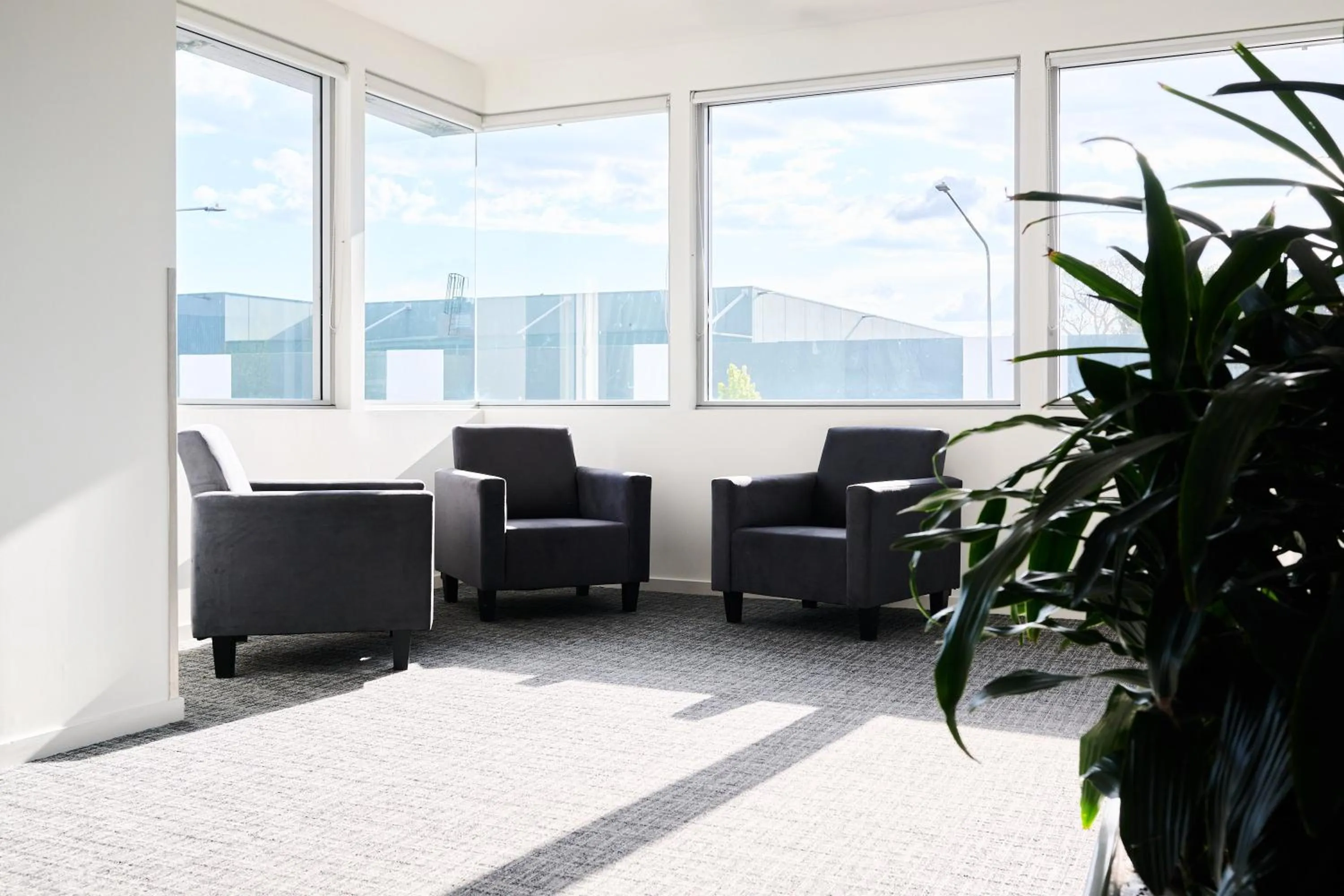 Seating area in Abode Gungahlin