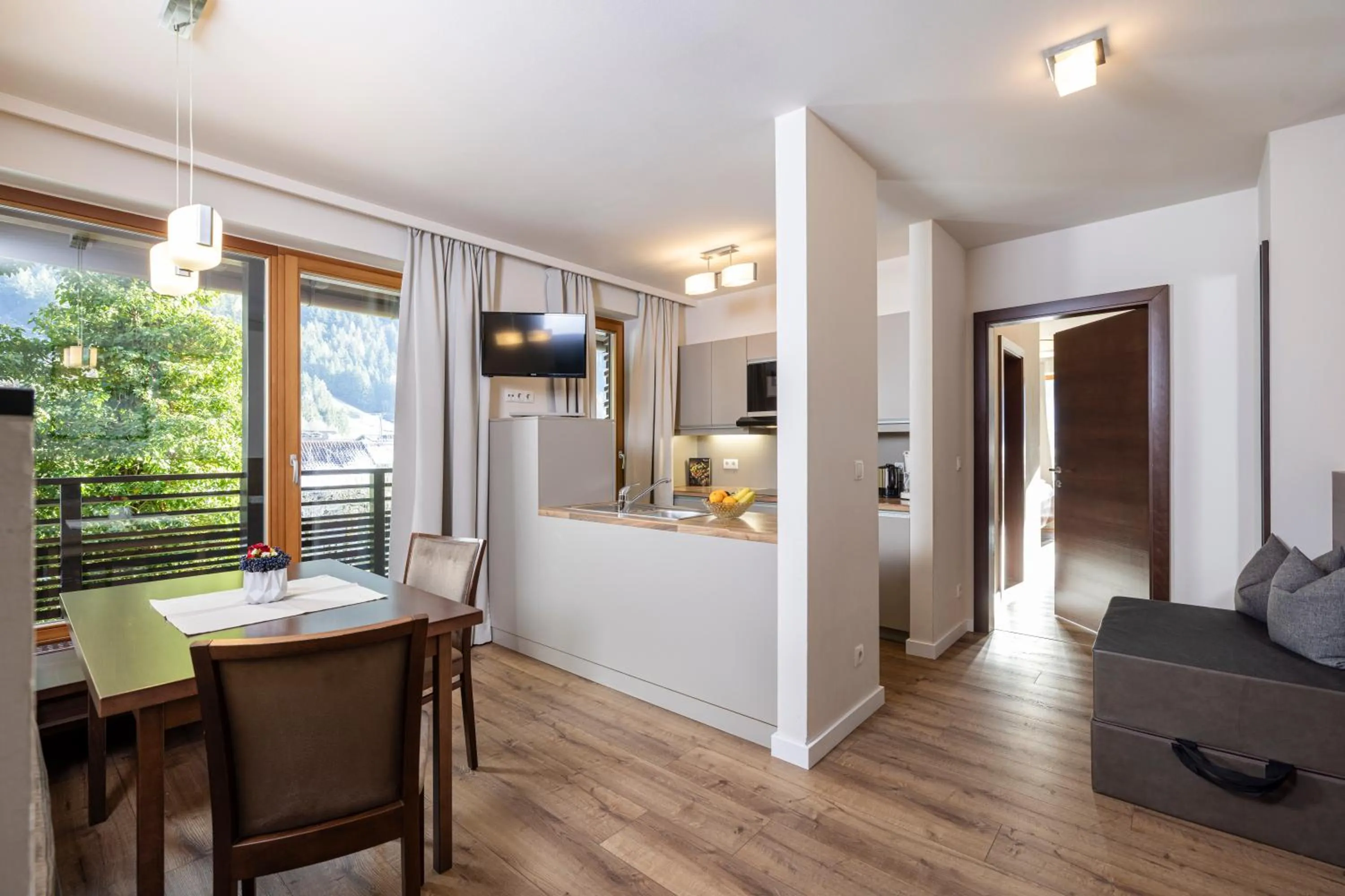 kitchen in Apart-Garni Innerwiesn