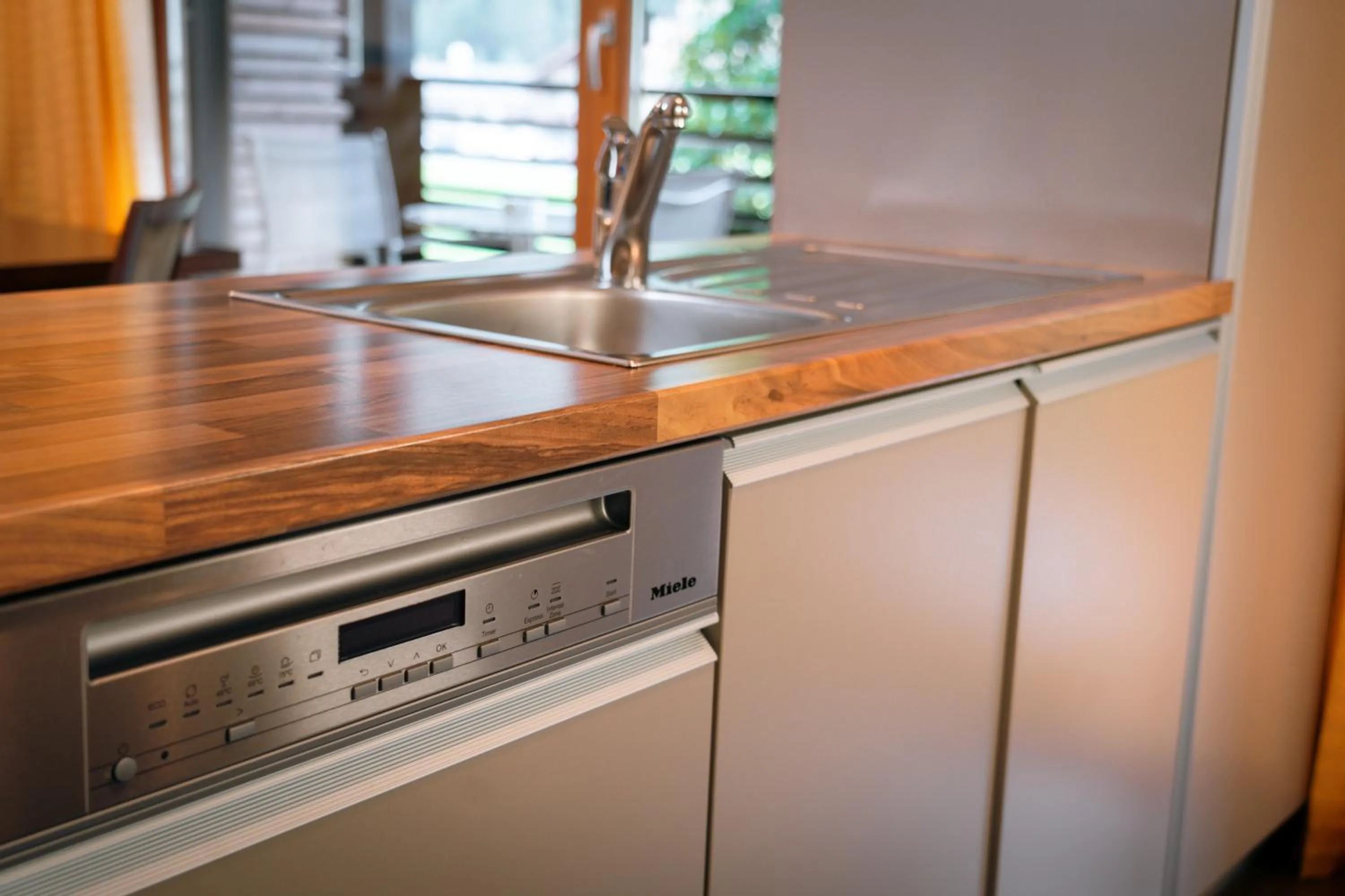 Kitchen or kitchenette in Apart-Garni Innerwiesn