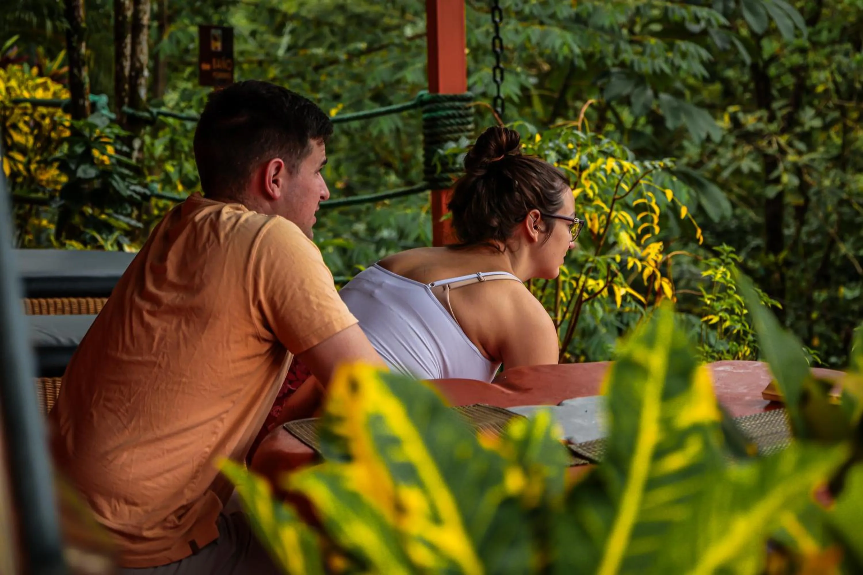 Guests in Santa Juana Lodge & Nature Reserve
