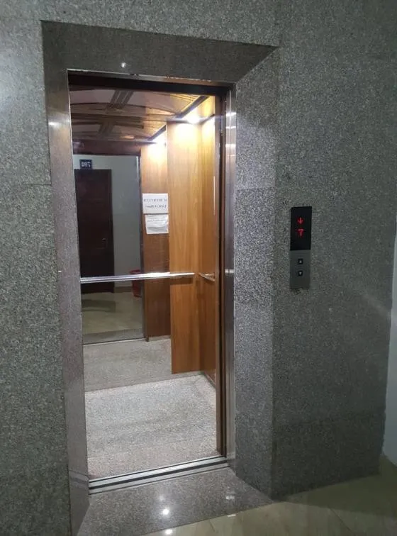 elevator in NYT Home Giang Vo