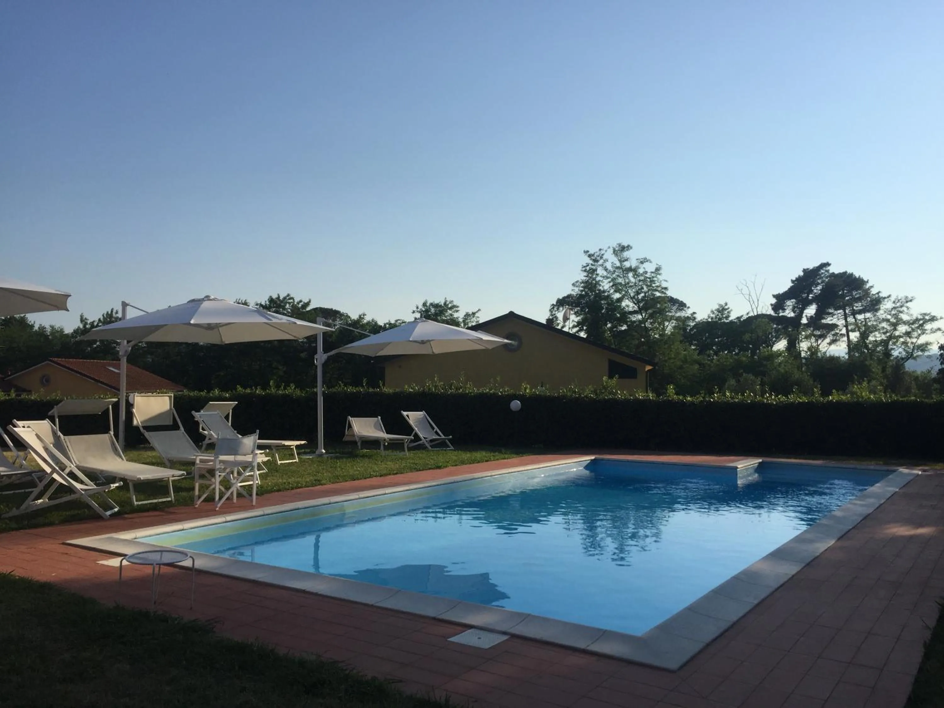 Pool view in Residence Casali Romei