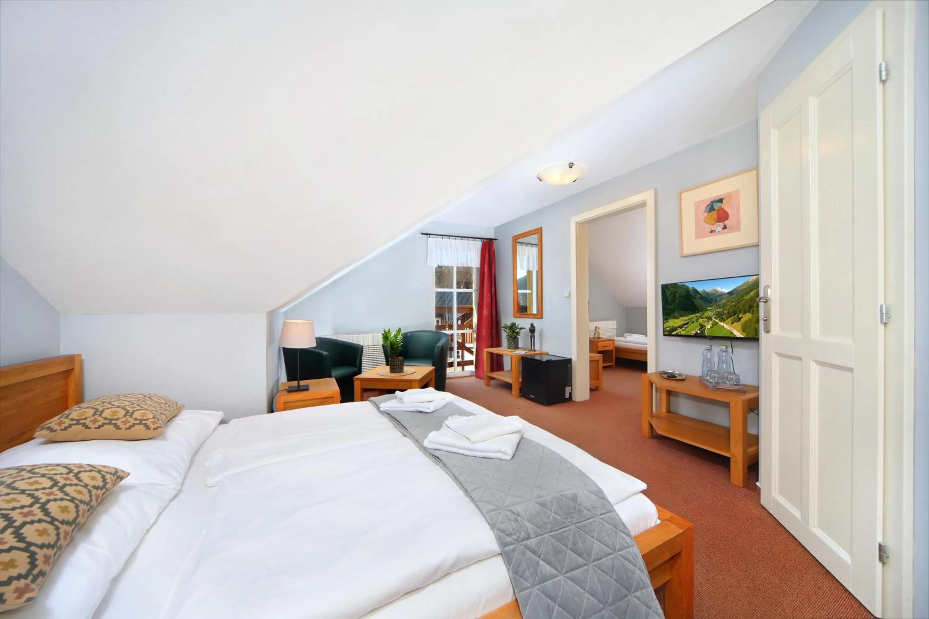 Bedroom, Bed in Hotel Erika