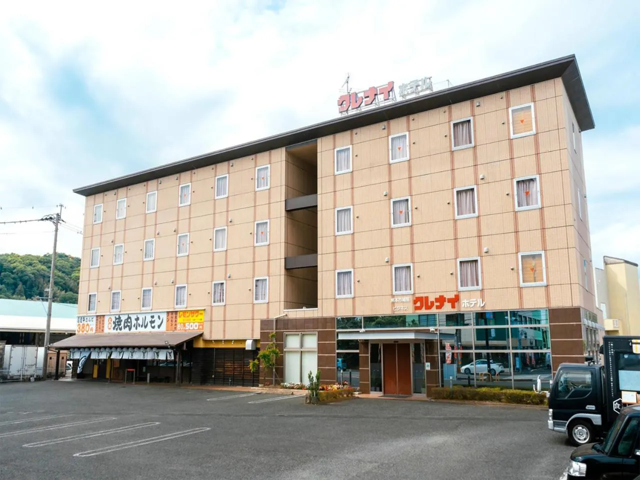 Property building in Kumamoto Ichibamae Business Kurenai Hotel