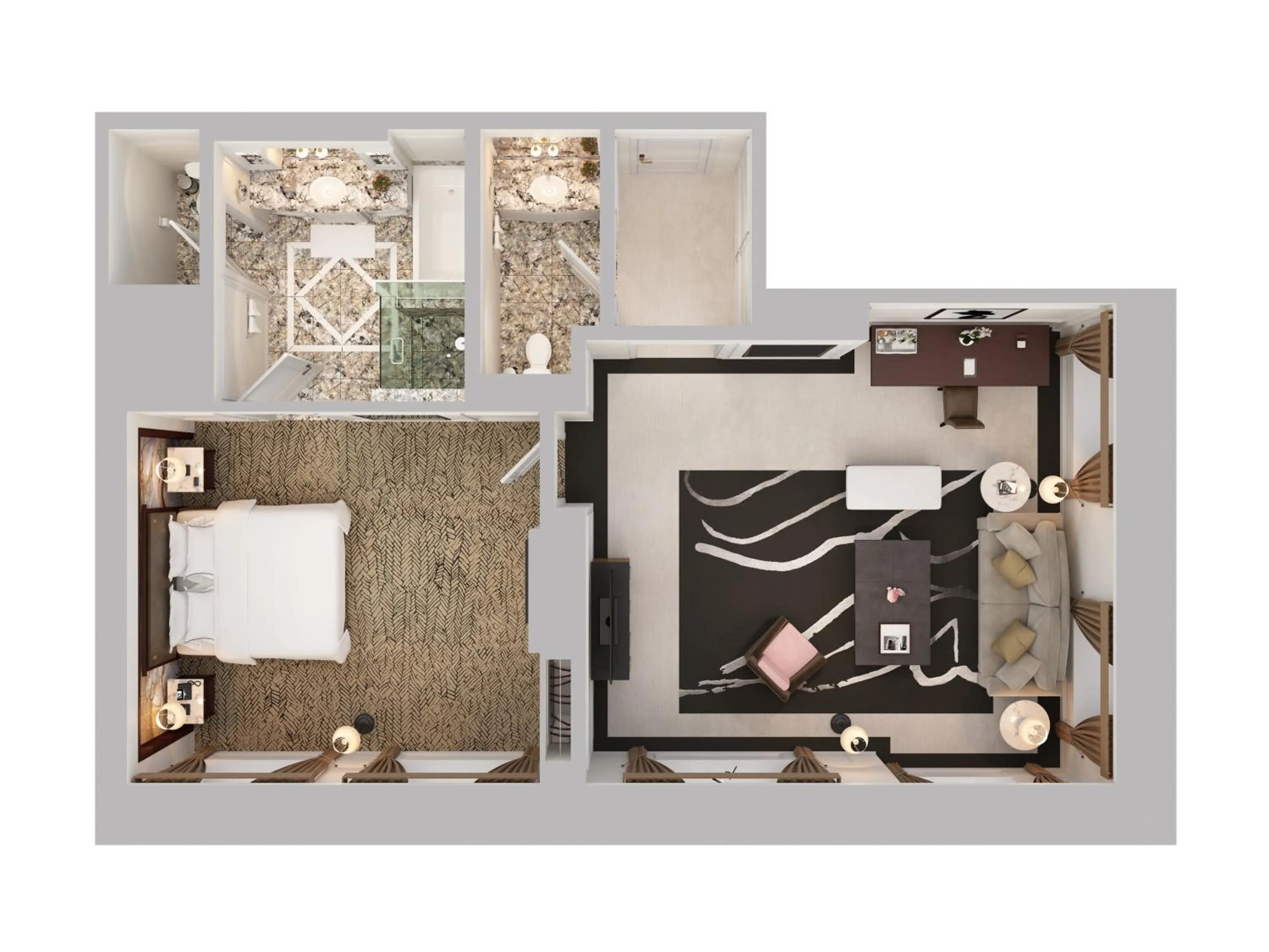 Floor plan in The Ritz-Carlton New York, Central Park