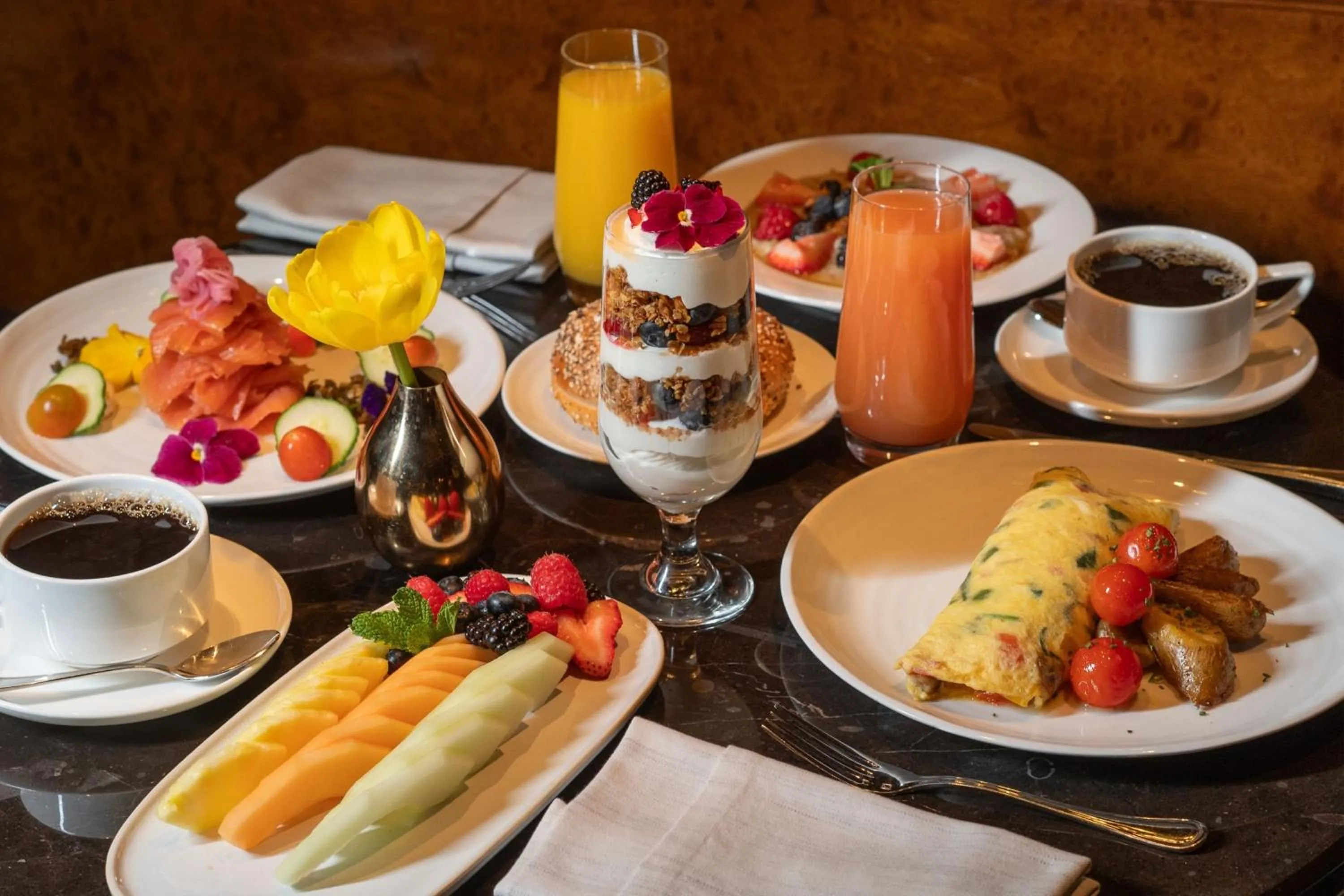 Breakfast in The Ritz-Carlton New York, Central Park