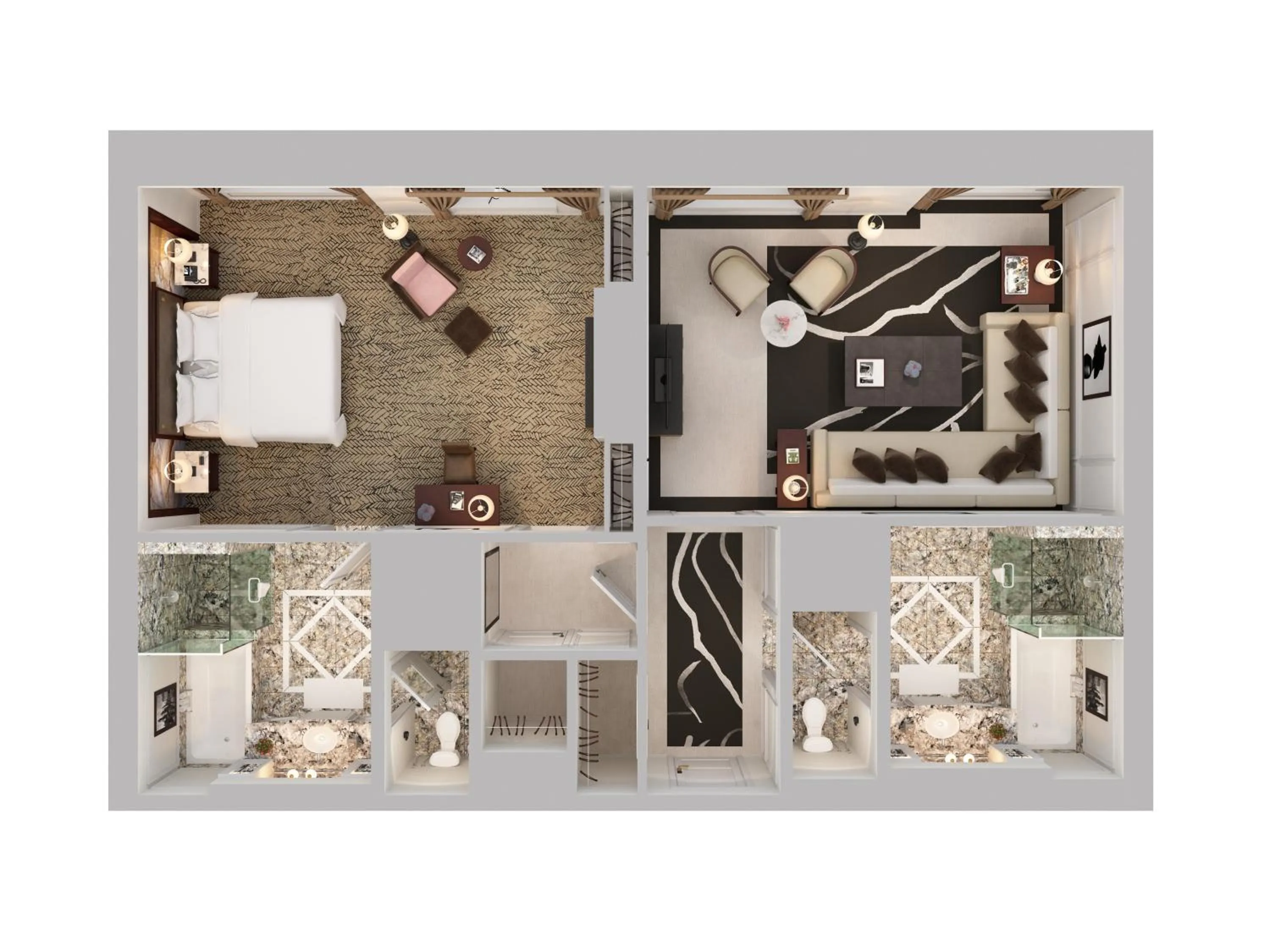 Floor plan in The Ritz-Carlton New York, Central Park