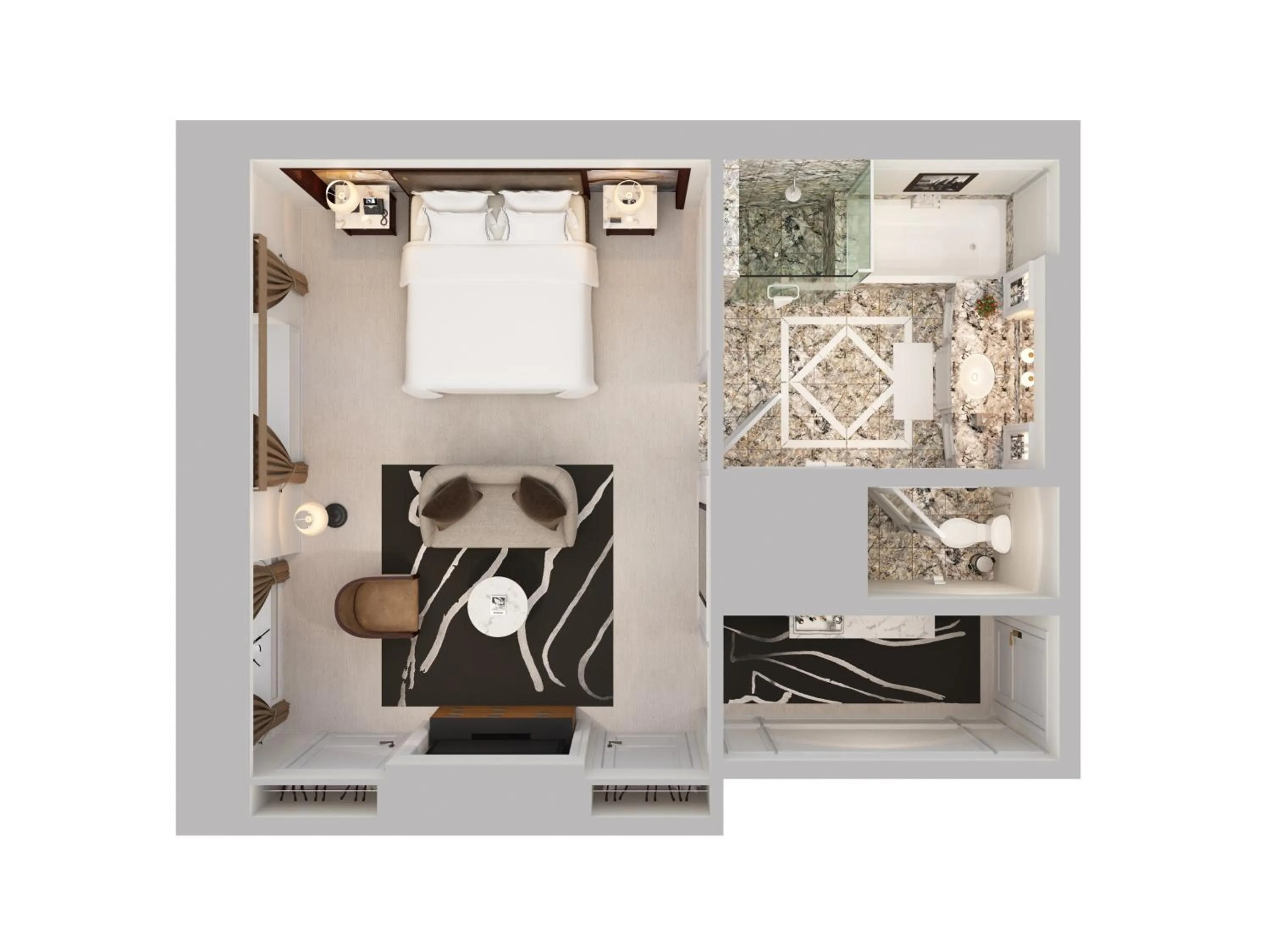 Floor plan in The Ritz-Carlton New York, Central Park
