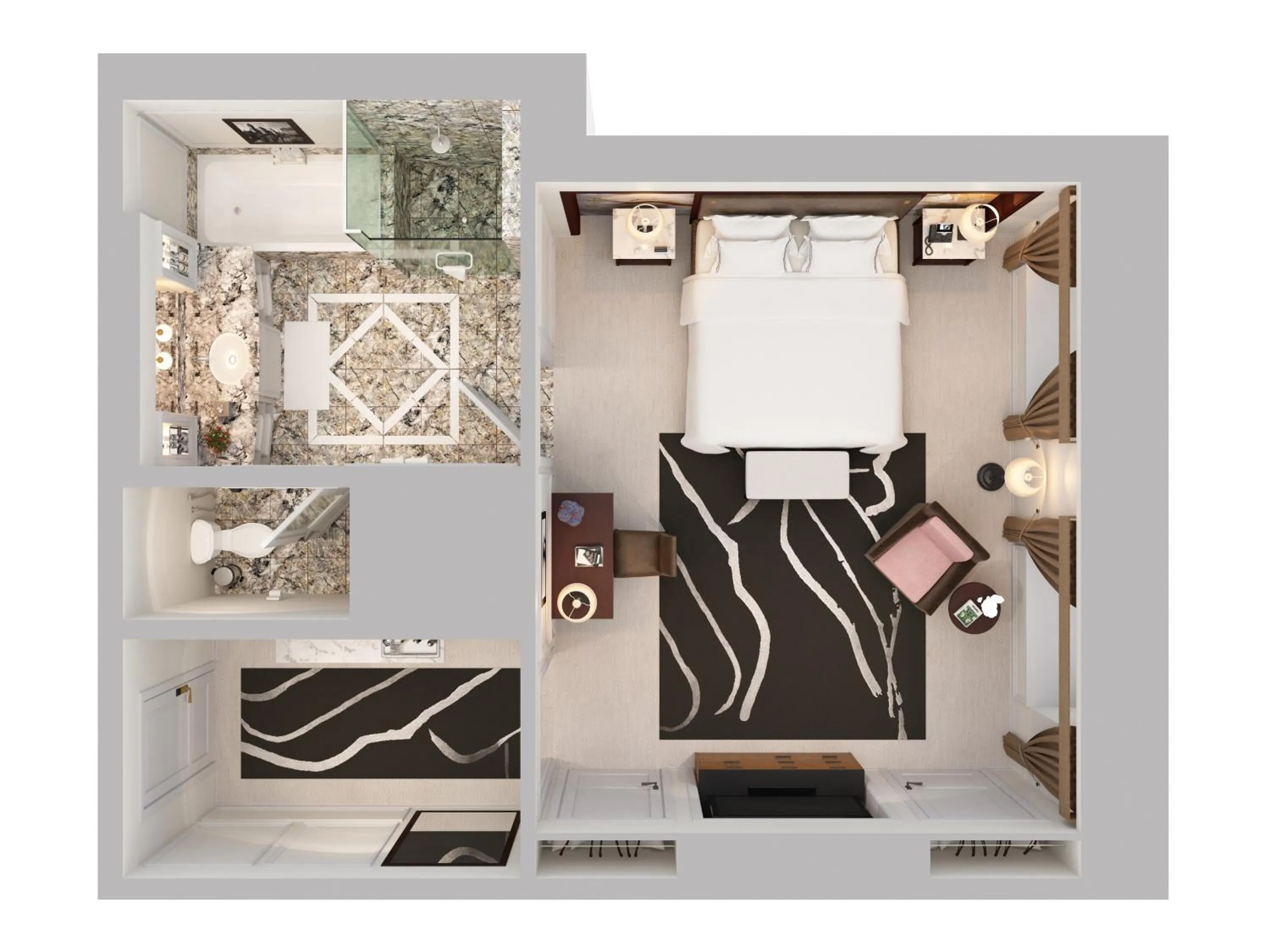 Floor plan in The Ritz-Carlton New York, Central Park