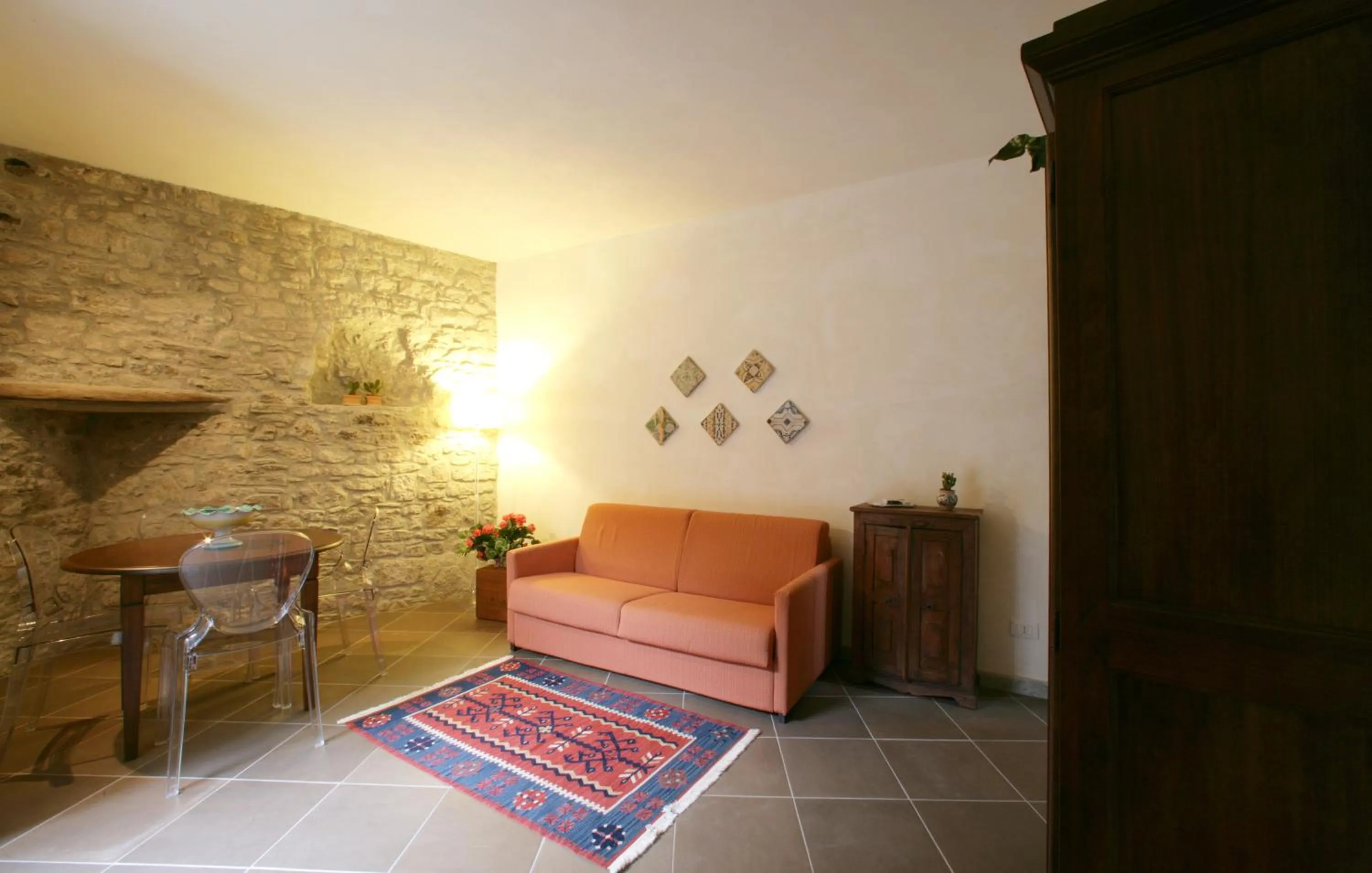 Living room in Residence Erice Pietre Antiche