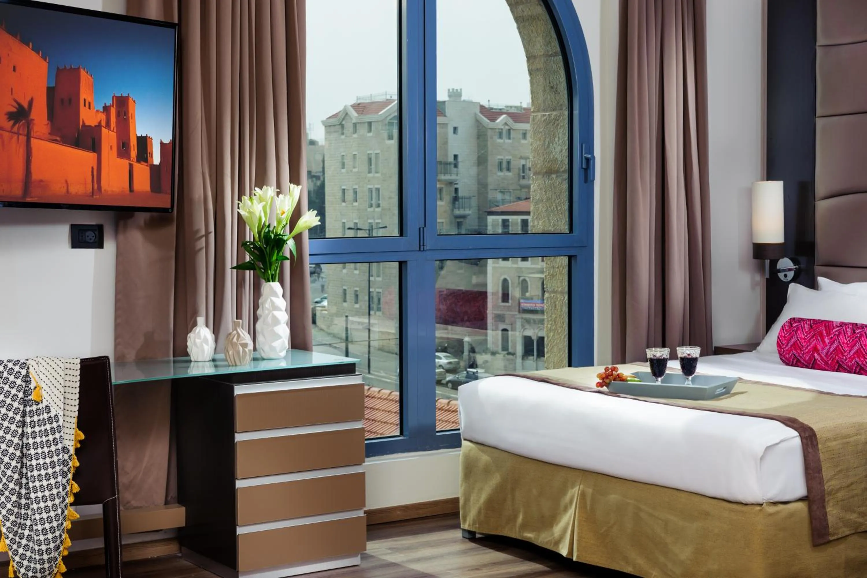 Bedroom, Bed in Leonardo Hotel Jerusalem