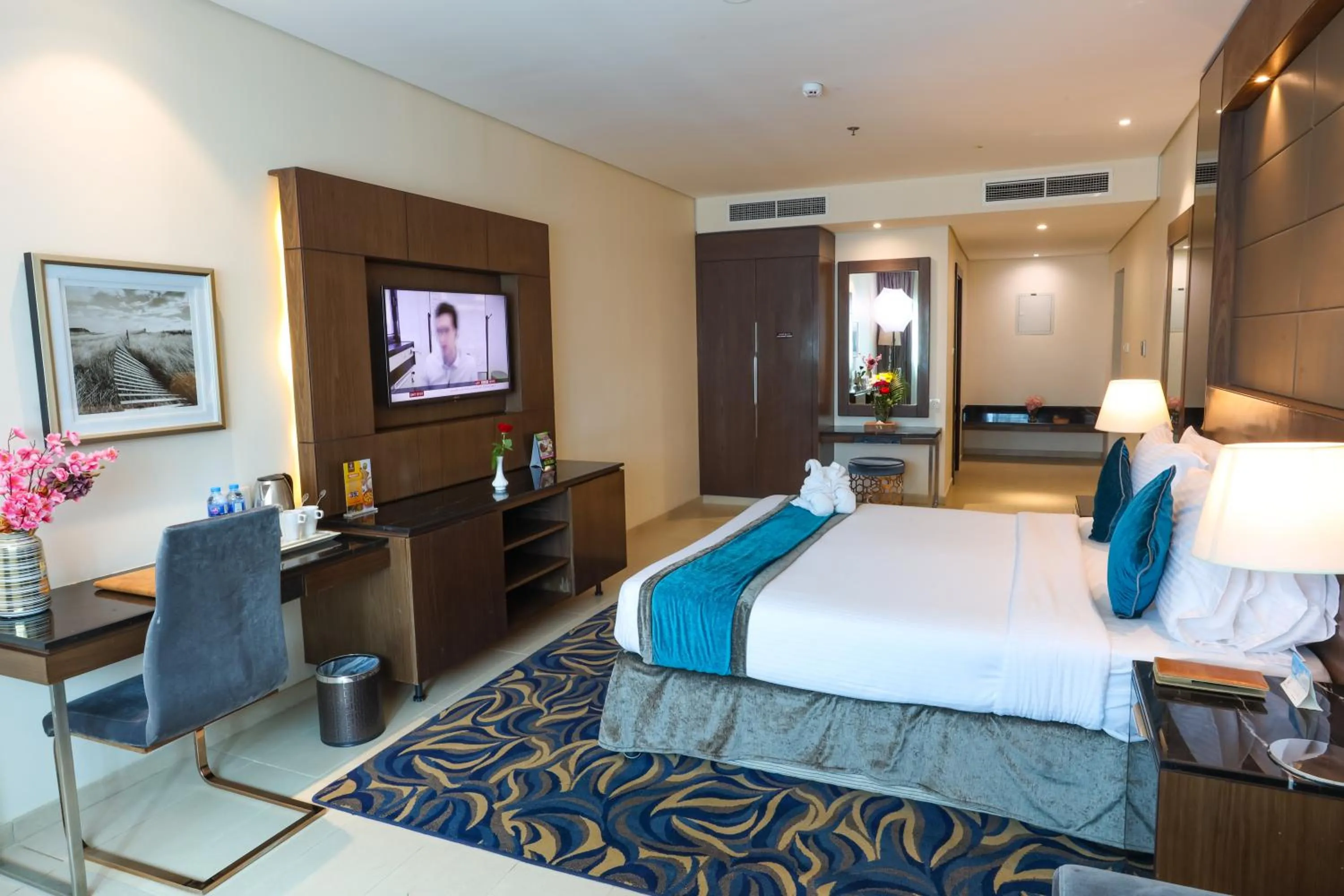 Photo of the whole room, Bed in Omega Hotel Dubai